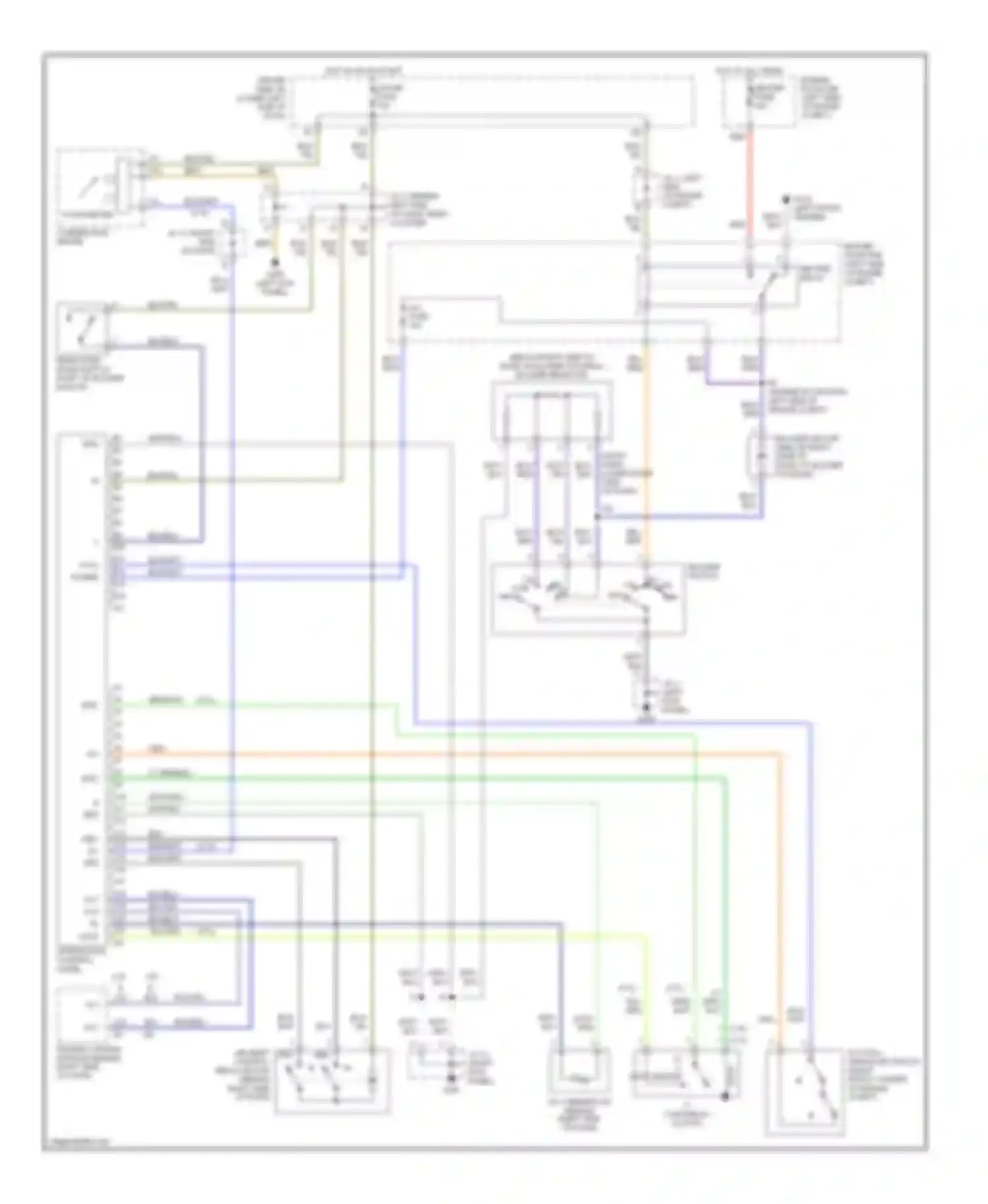 Tundra Toyota I (2000-2002): Manual a/c circuit
