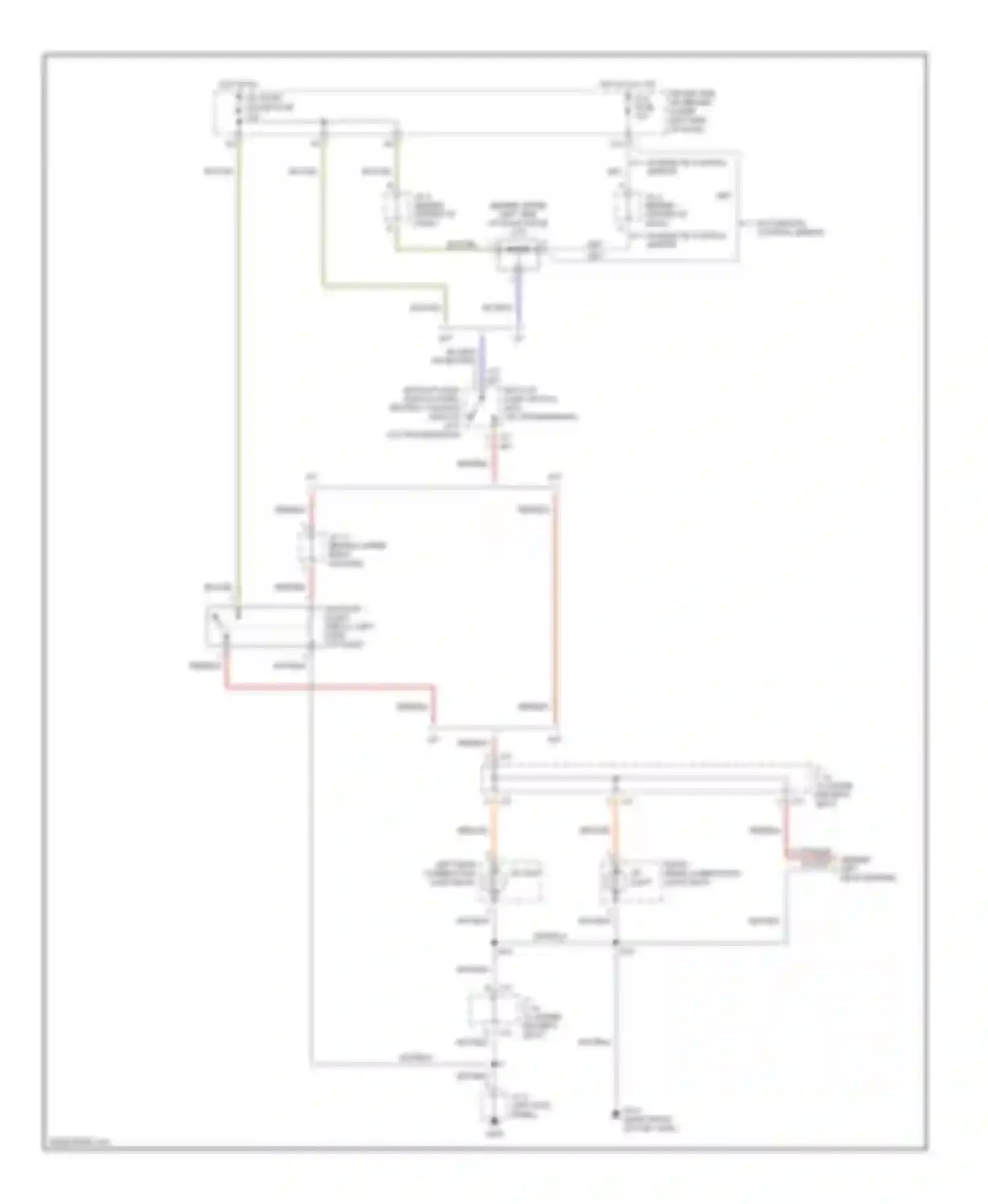 Tundra Toyota I (2000-2002): Backup lamps circuit