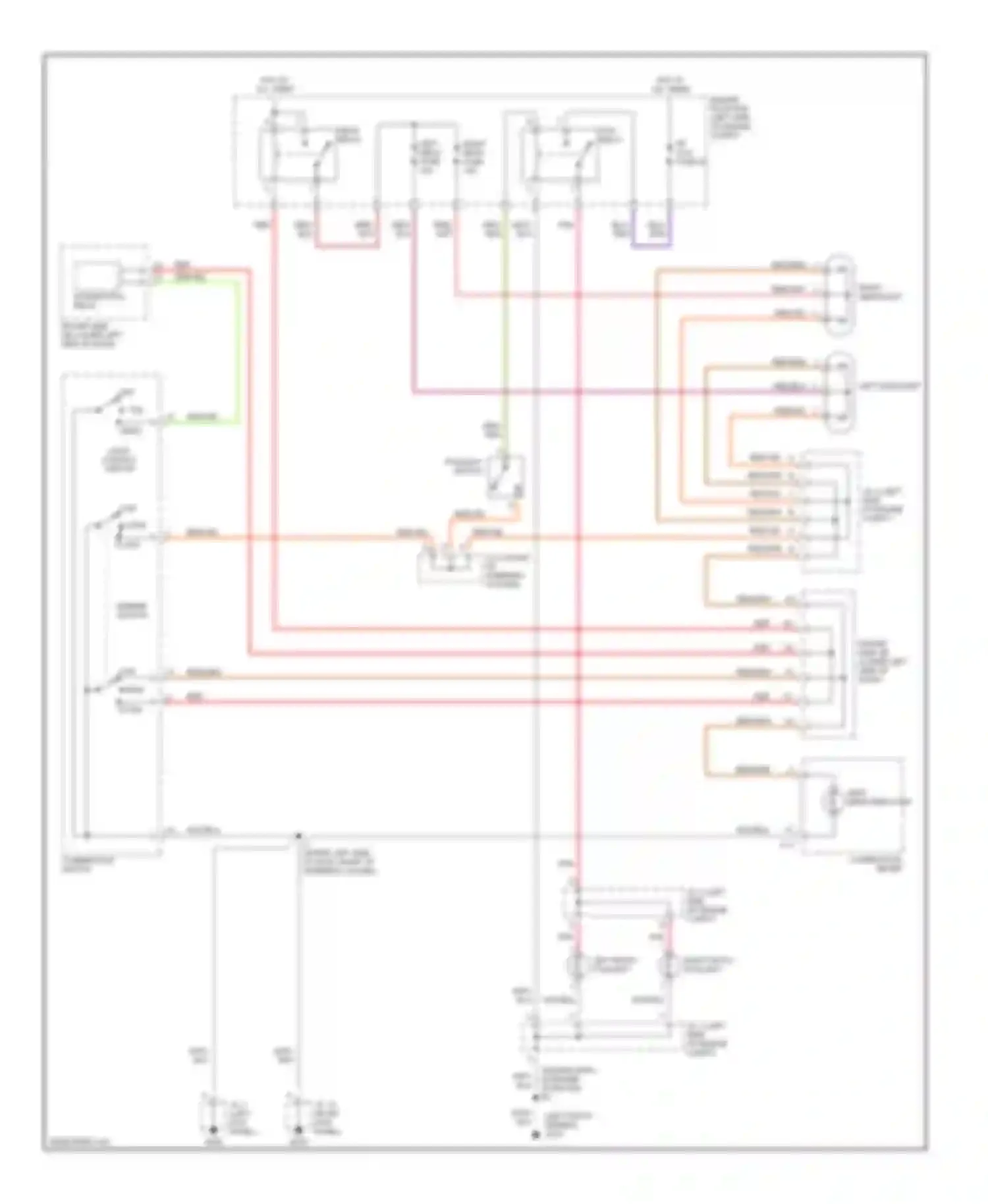 Tundra Toyota I (2000-2002): Headlight circuit, without drl