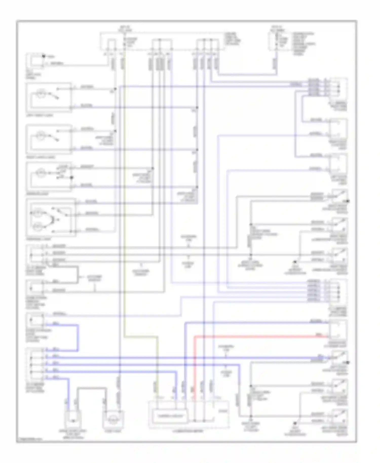 Tundra Toyota I (2000-2002): Courtesy lamps circuit