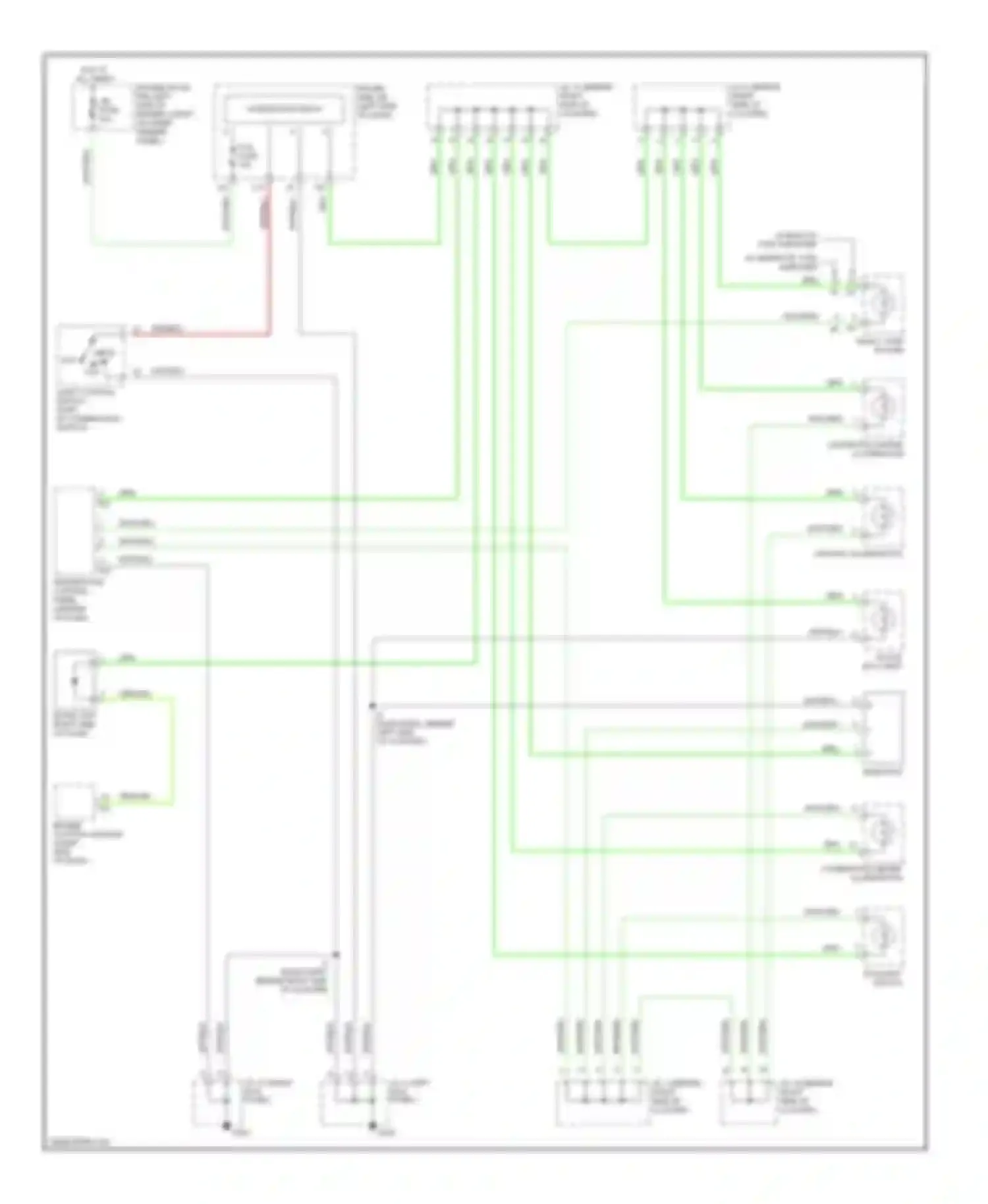 Tundra Toyota I (2000-2002): Instrument illumination circuit