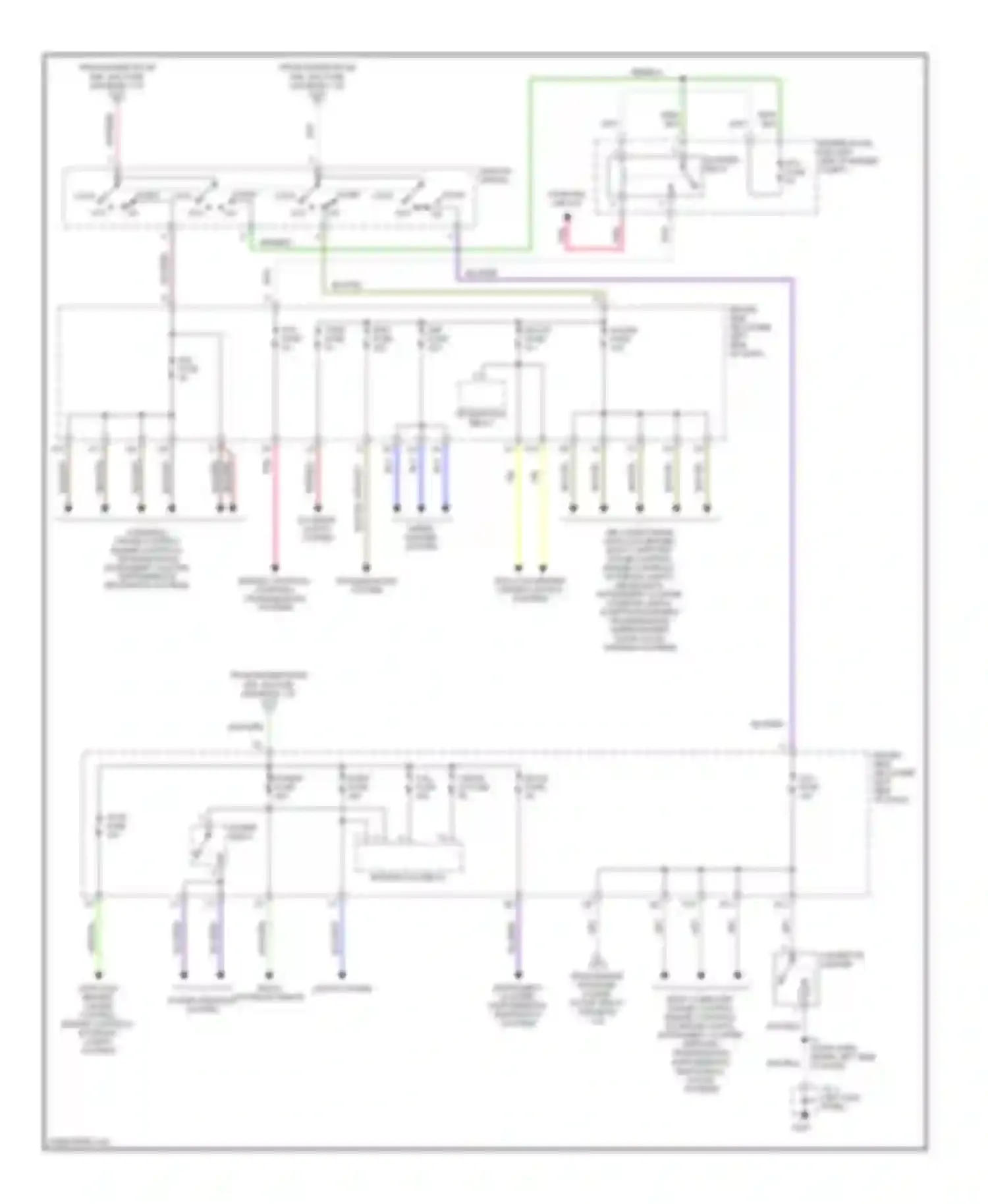 Tundra Toyota I (2000-2002): Power distribution circuit (2 of 2)