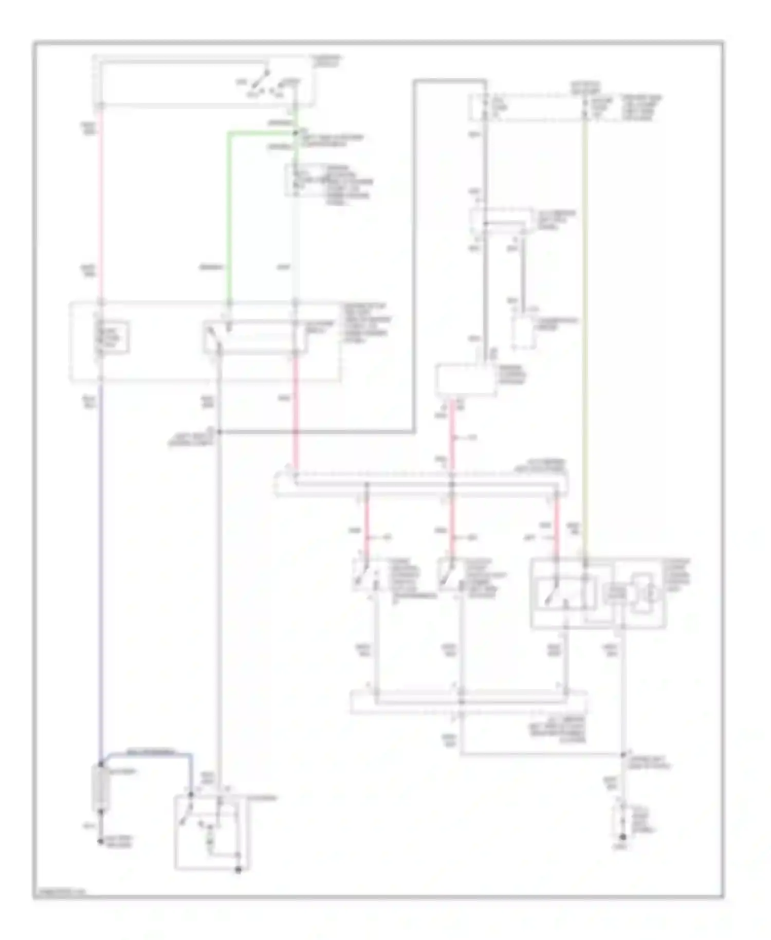 Tundra Toyota I (2000-2002): Starting circuit
