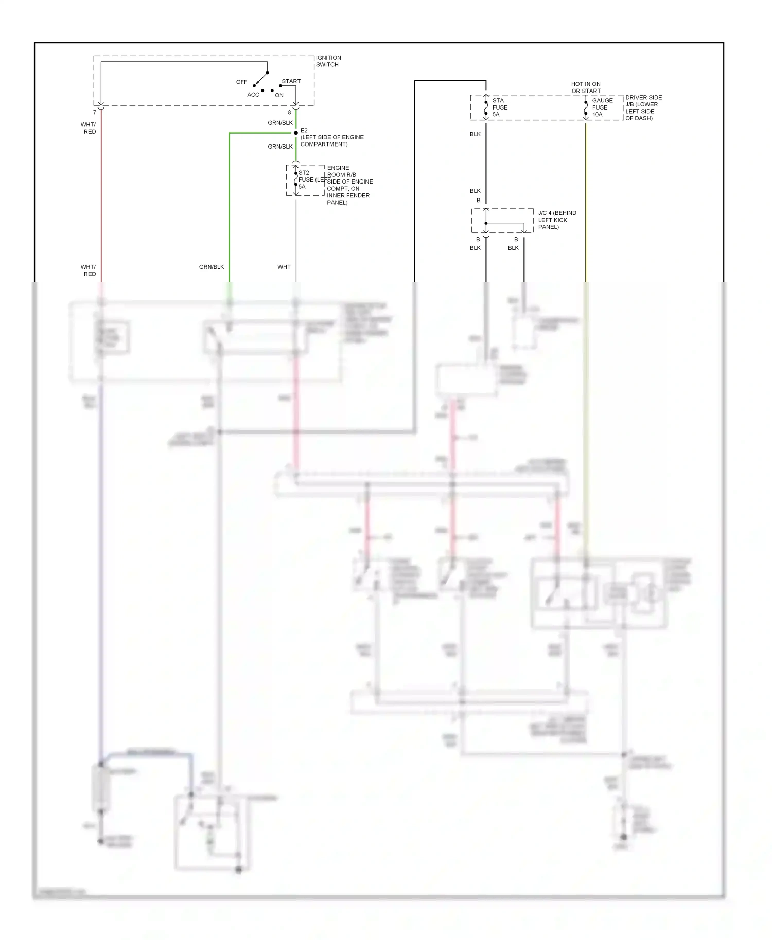Toyota Tundra I (2000-2002) engine control module wiring diagram  (2 of 2)