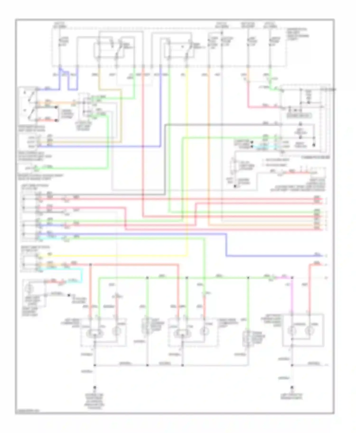 Tundra Toyota II (2007-2013): Exterior lamps circuit (1 of 2)