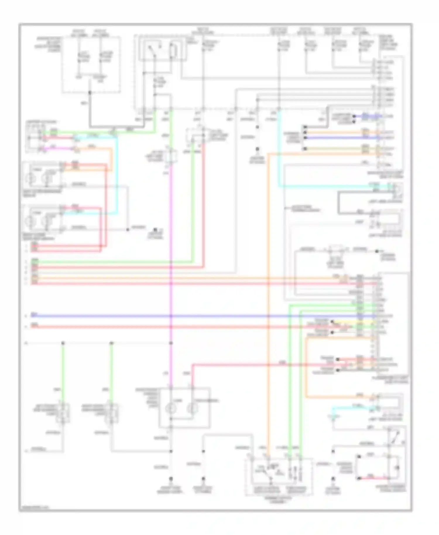 Tundra Toyota II (2007-2013): Exterior lamps circuit (2 of 2)