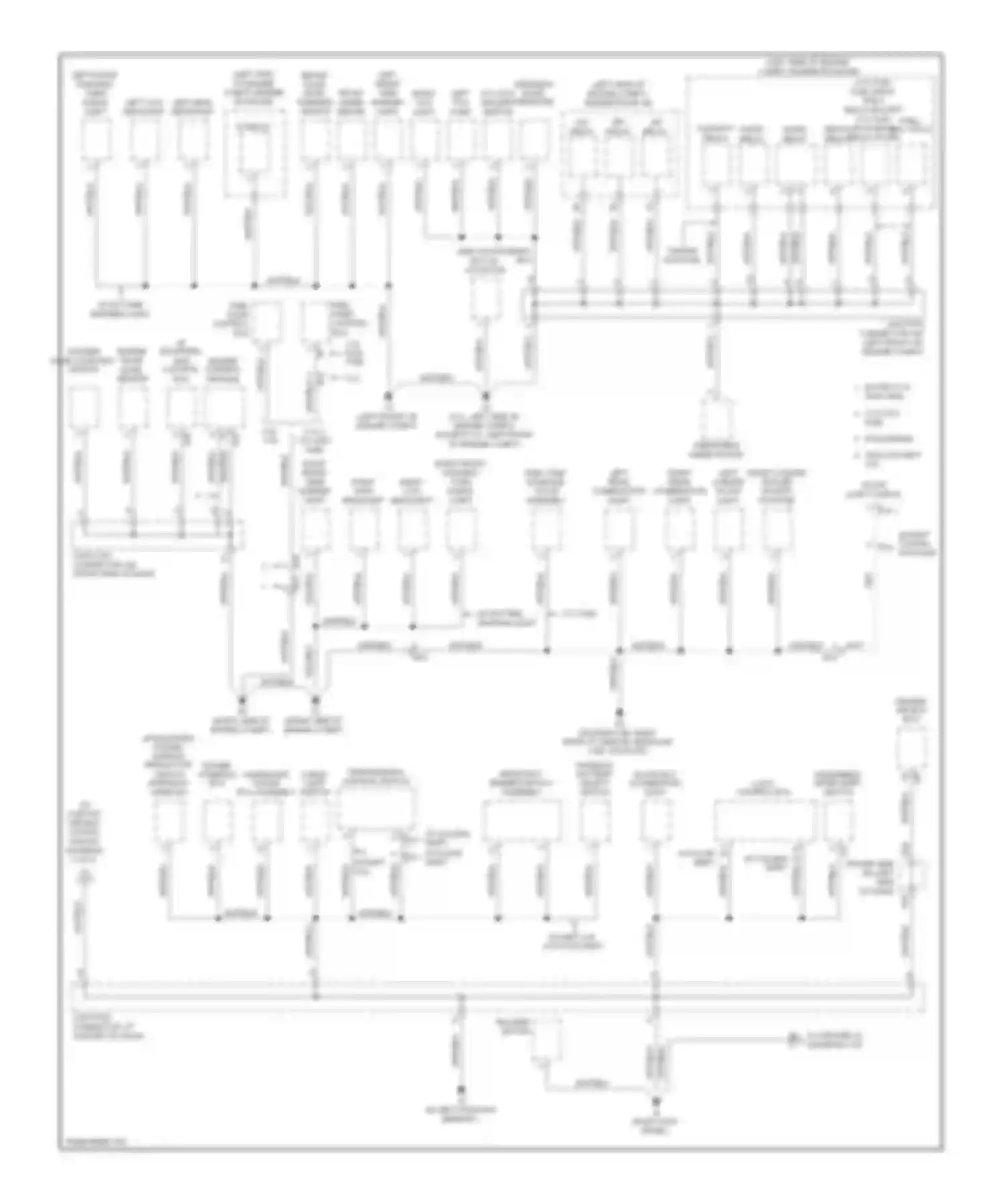 Tundra Toyota II (2007-2013): Ground distribution circuit (1 of 4)