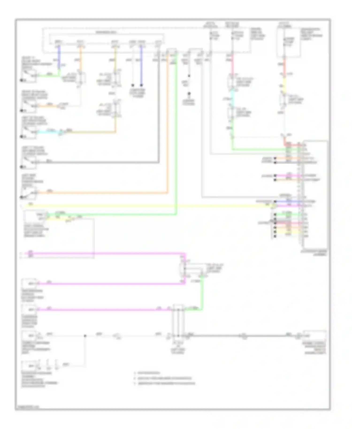 Tundra Toyota II (2007-2013): Instrument cluster circuit (2 of 2)