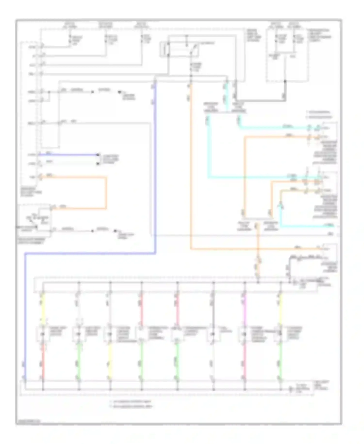 Tundra Toyota II (2007-2013): Instrument illumination circuit (1 of 2)