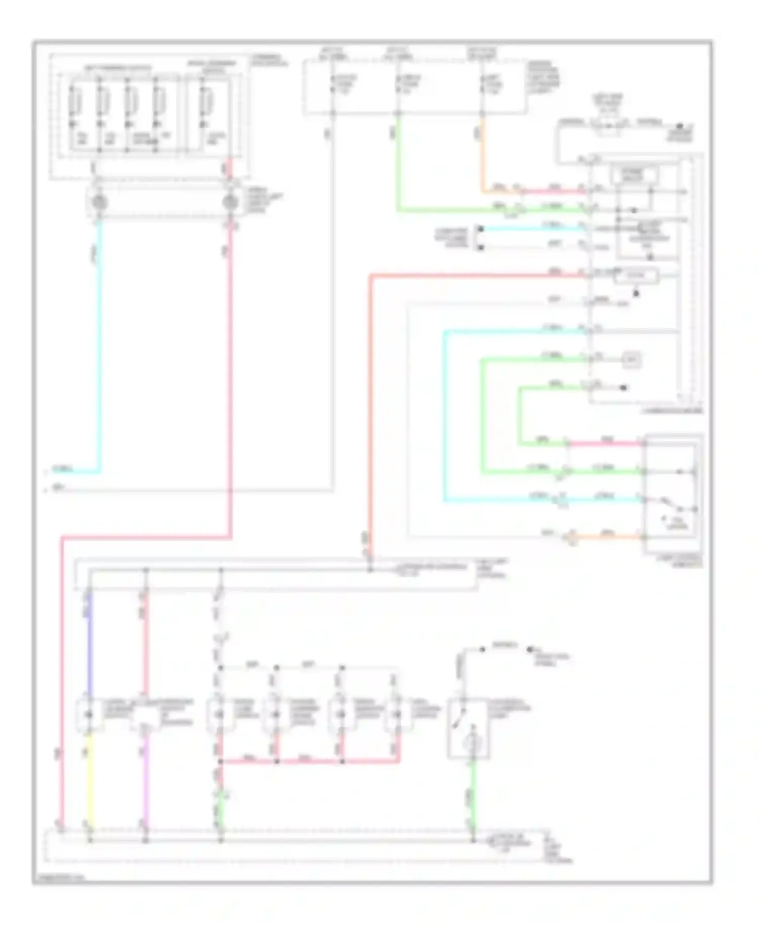 Tundra Toyota II (2007-2013): Instrument illumination circuit (2 of 2)