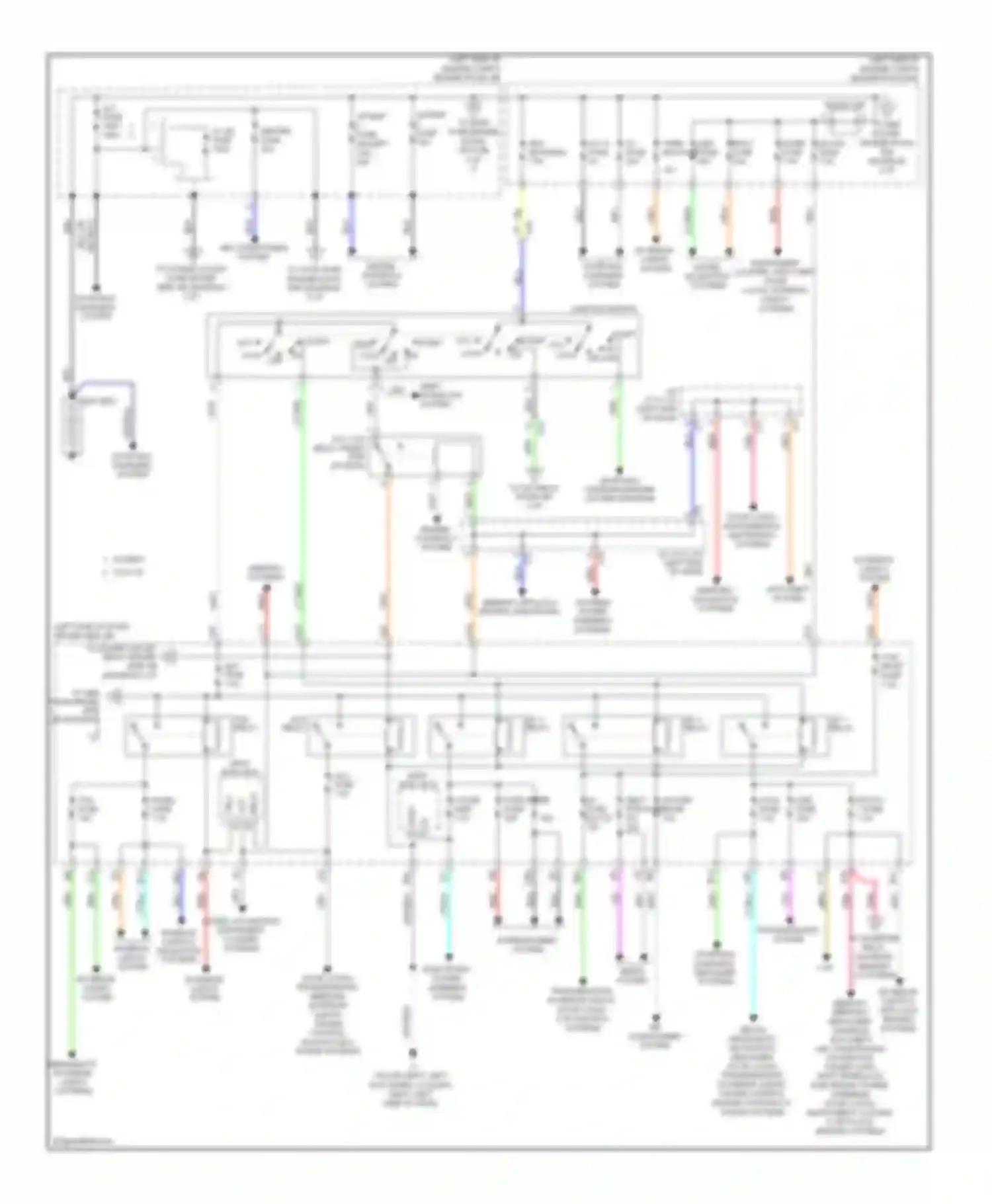 Tundra Toyota II (2007-2013): Power distribution circuit (1 of 3)