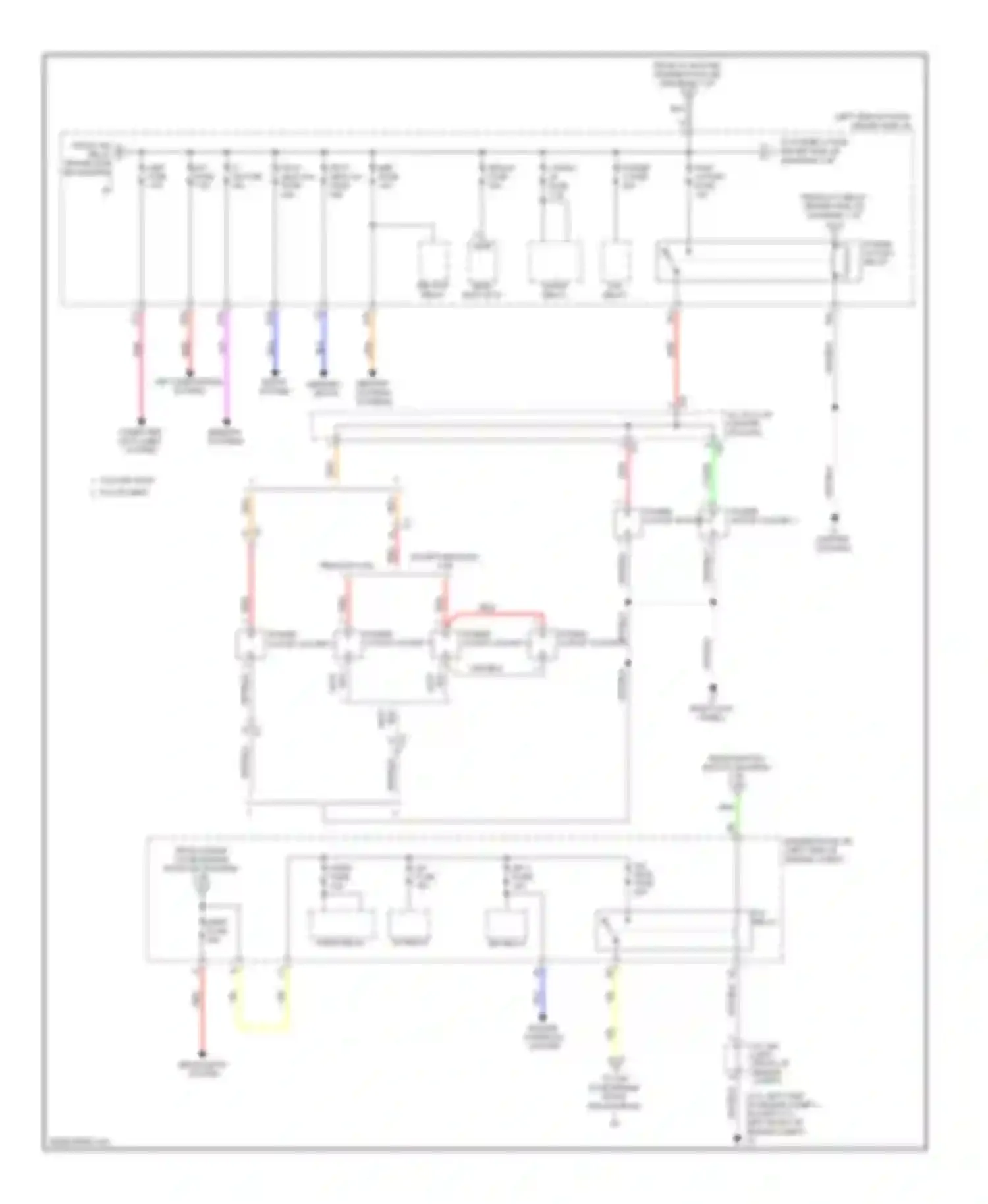 Tundra Toyota II (2007-2013): Power distribution circuit (2 of 3)
