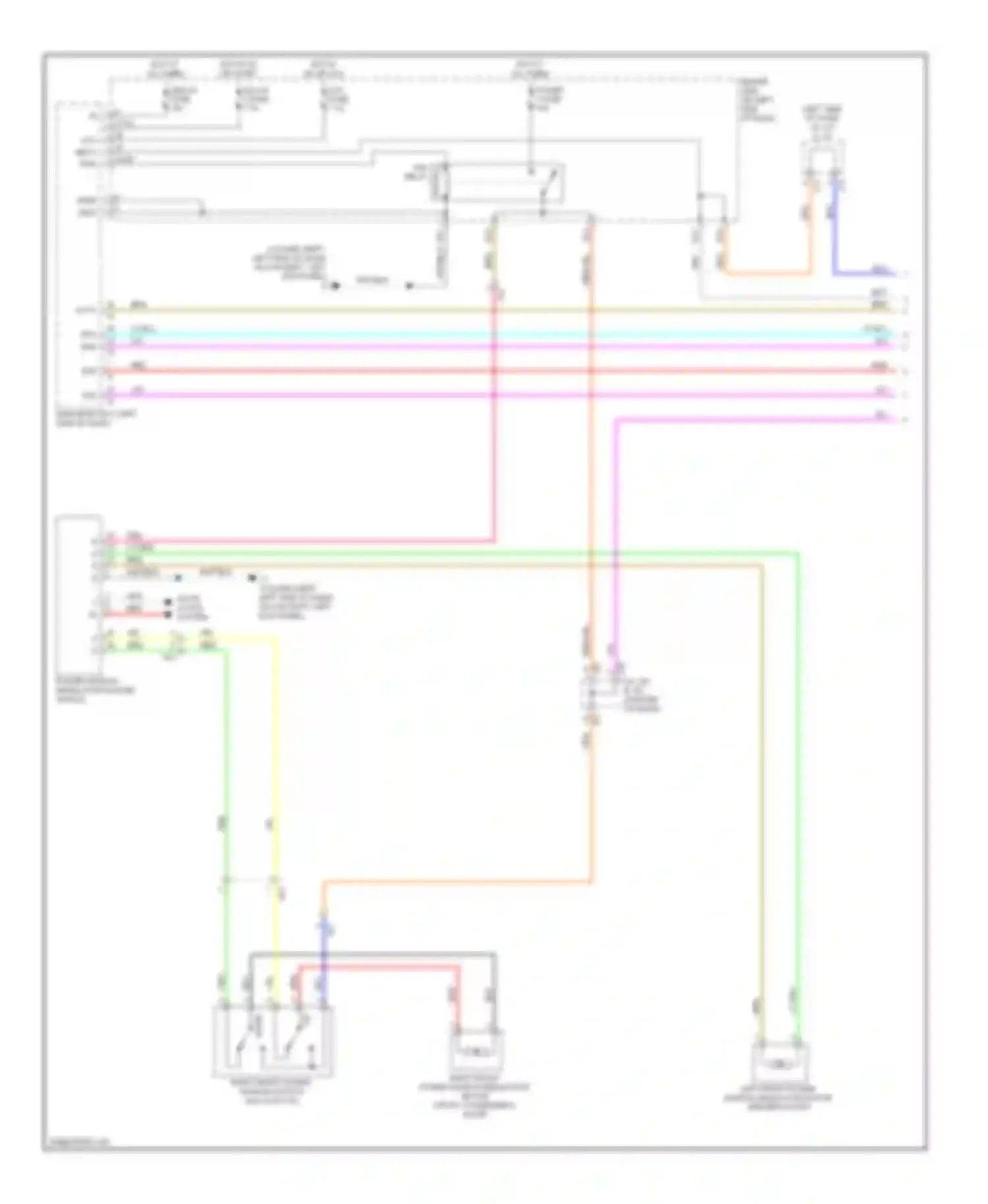 Tundra Toyota II (2007-2013): Power windows circuit, regular cab (1 of 2)
