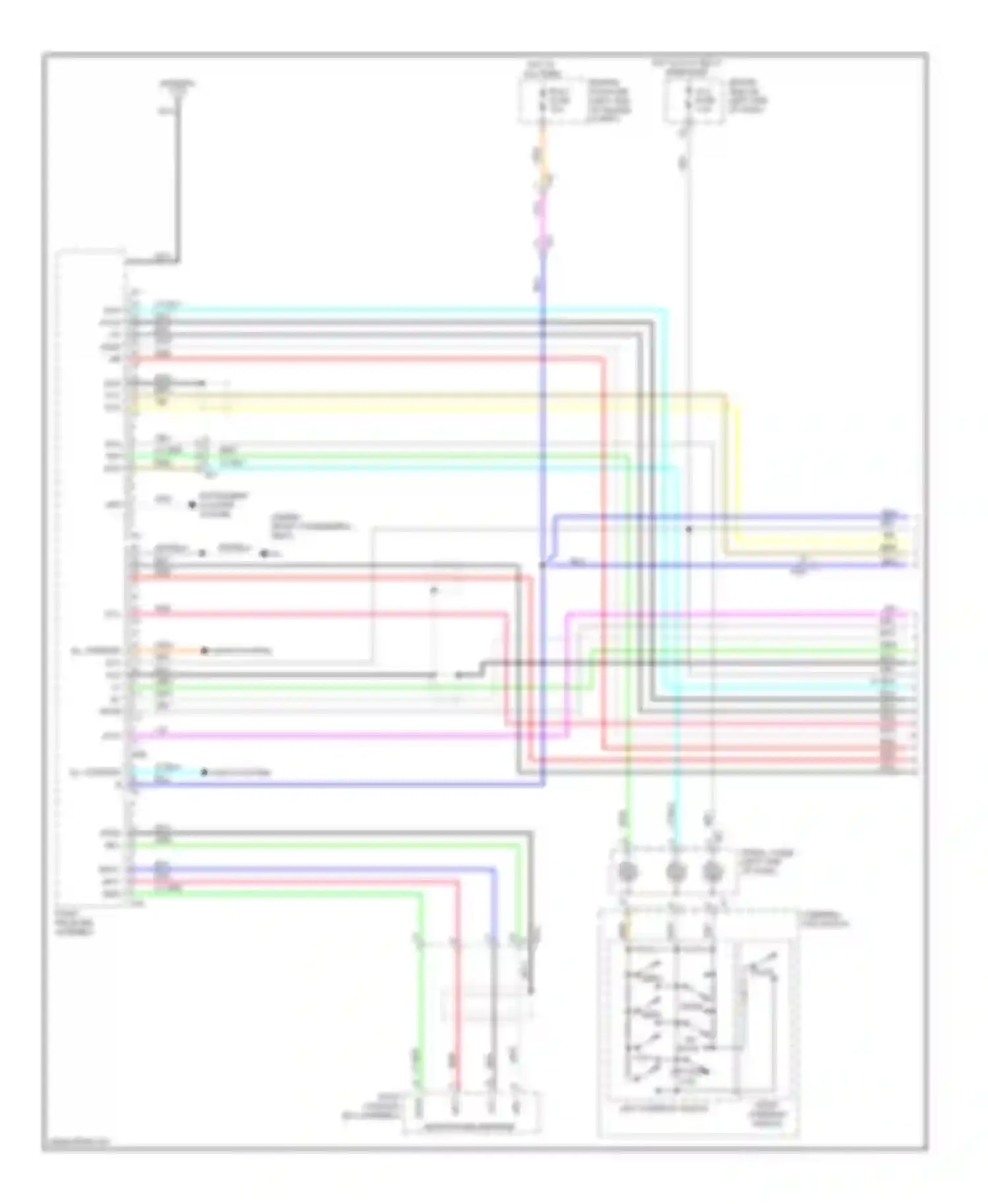 Tundra Toyota II (2007-2013): Radio circuit, without navigation with separate amplifier (1 of 4)