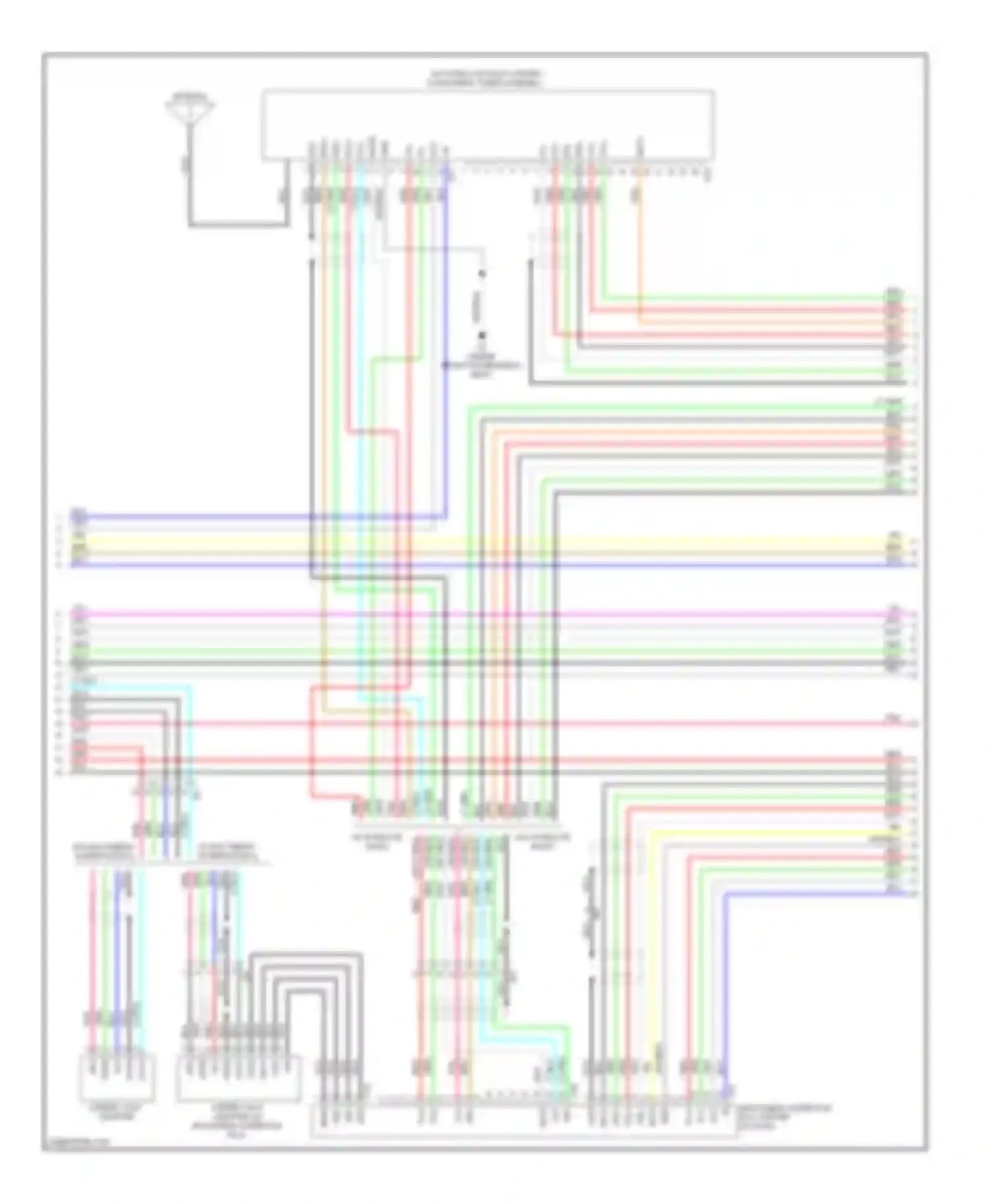 Tundra Toyota II (2007-2013): Radio circuit, without navigation with separate amplifier (2 of 4)