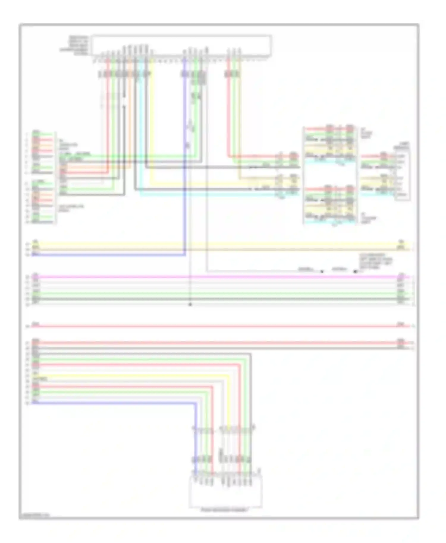 Tundra Toyota II (2007-2013): Radio circuit, without navigation with separate amplifier (3 of 4)