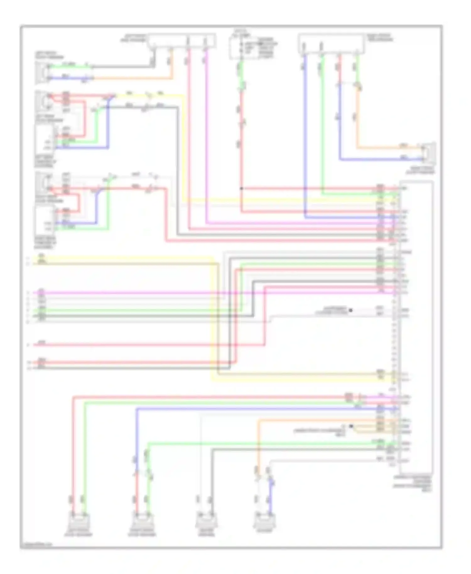 Tundra Toyota II (2007-2013): Radio circuit, without navigation with separate amplifier (4 of 4)