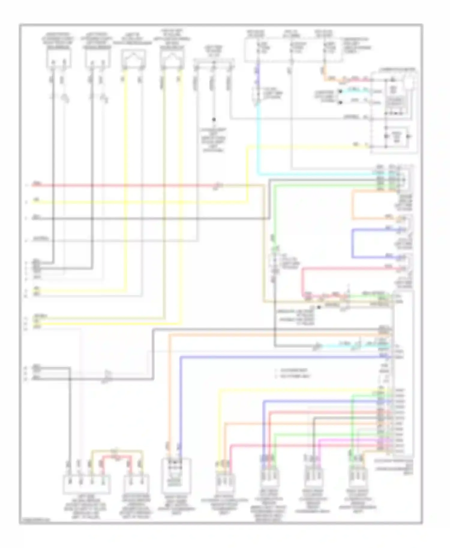 Tundra Toyota II (2007-2013): Supplemental restraints circuit (2 of 2)