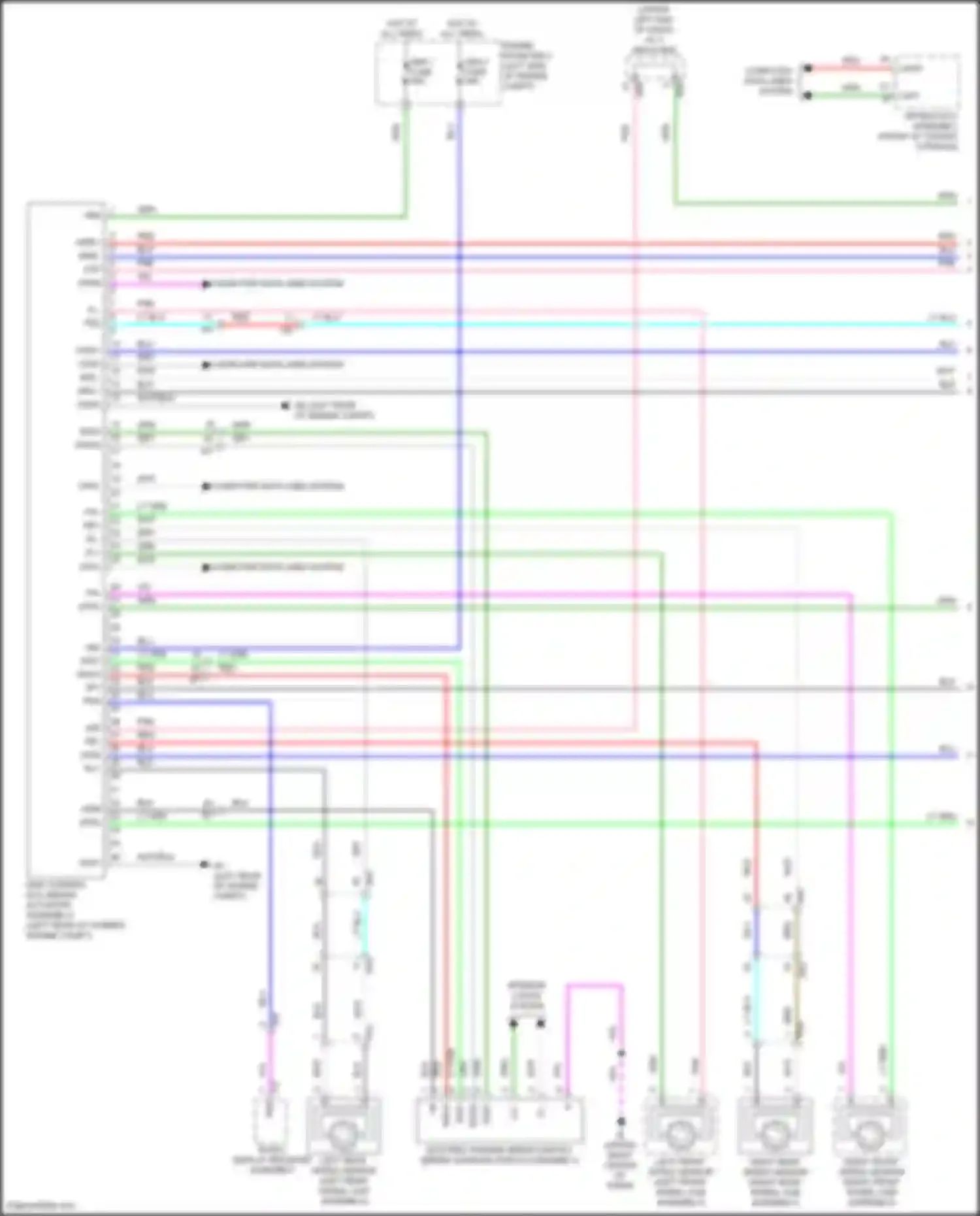 Tundra Toyota III (2021-2024): Anti-lock brakes circuit, except hybrid (1 of 2)