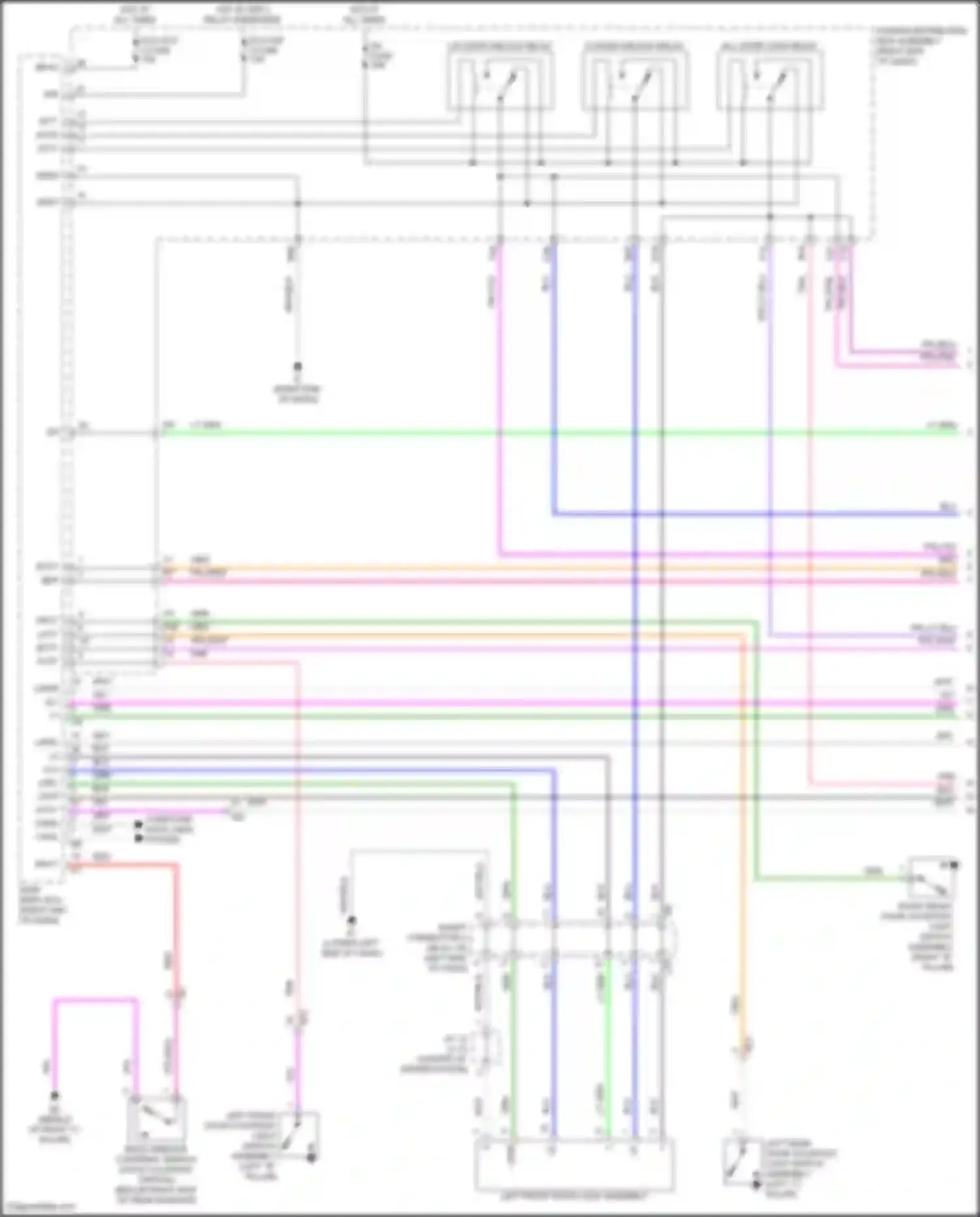 Tundra Toyota III (2021-2024): Forced entry circuit (1 of 5)