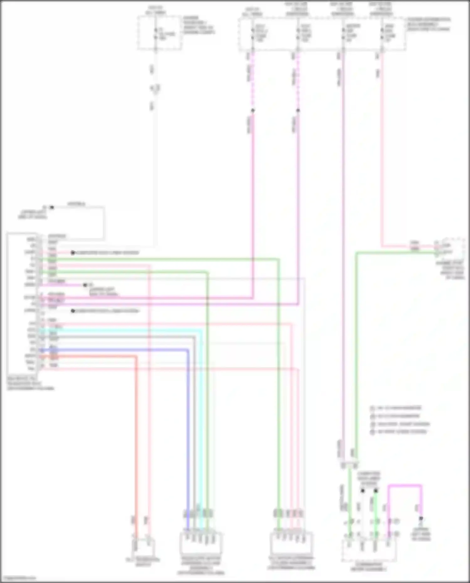 Tundra Toyota III (2021-2024): Power tilt steering column circuit
