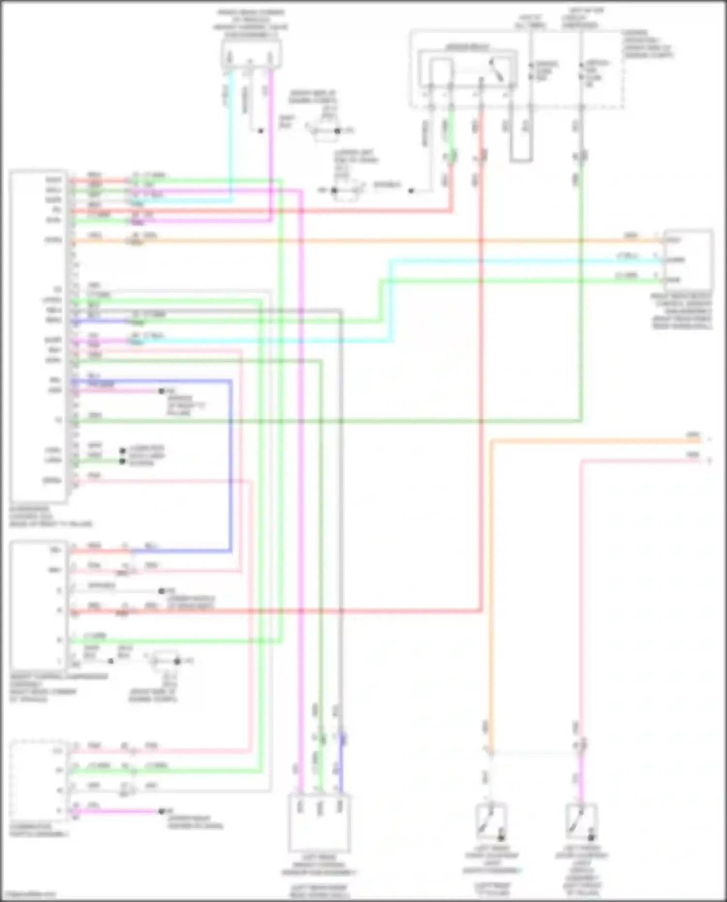 Tundra Toyota III (2021-2024): Electronic suspension circuit, w/o adaptive variable suspension (1 of 2)