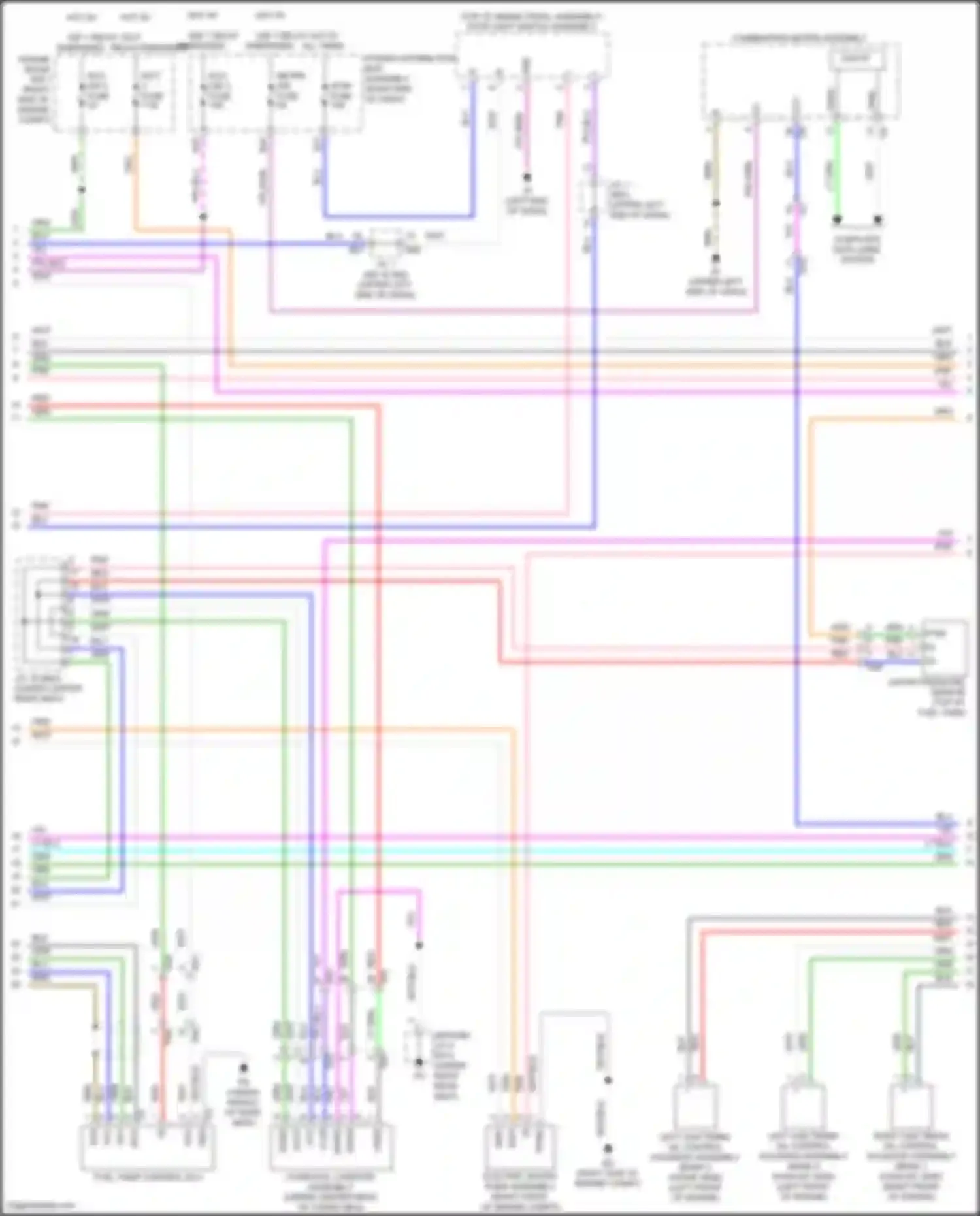 Tundra Toyota III (2021-2024): Wiring diagram engine performance 3.4l turbo hybrid, engine controls circuit (2 of 8)