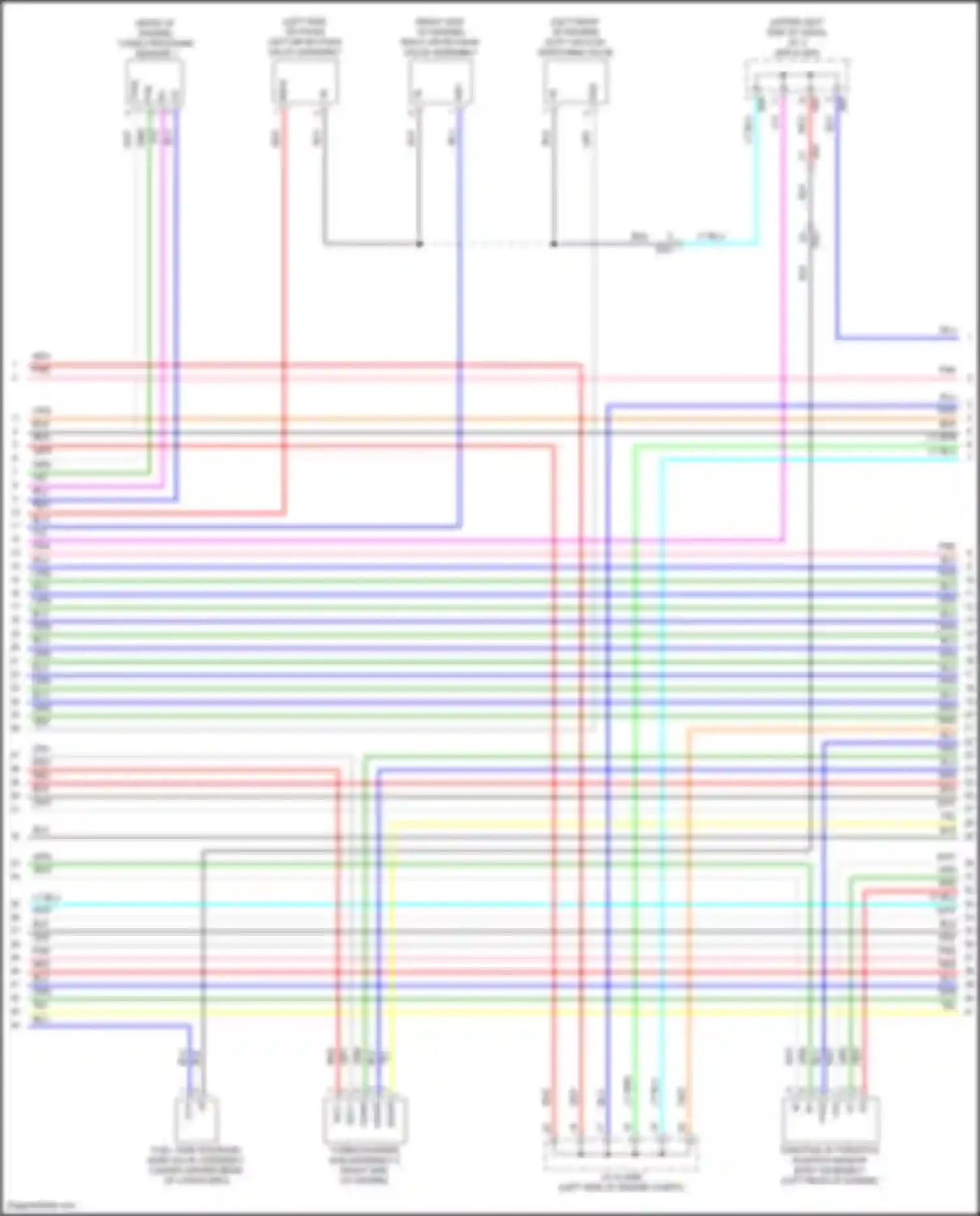 Tundra Toyota III (2021-2024): Wiring diagram engine performance 3.4l turbo hybrid, engine controls circuit (5 of 8)