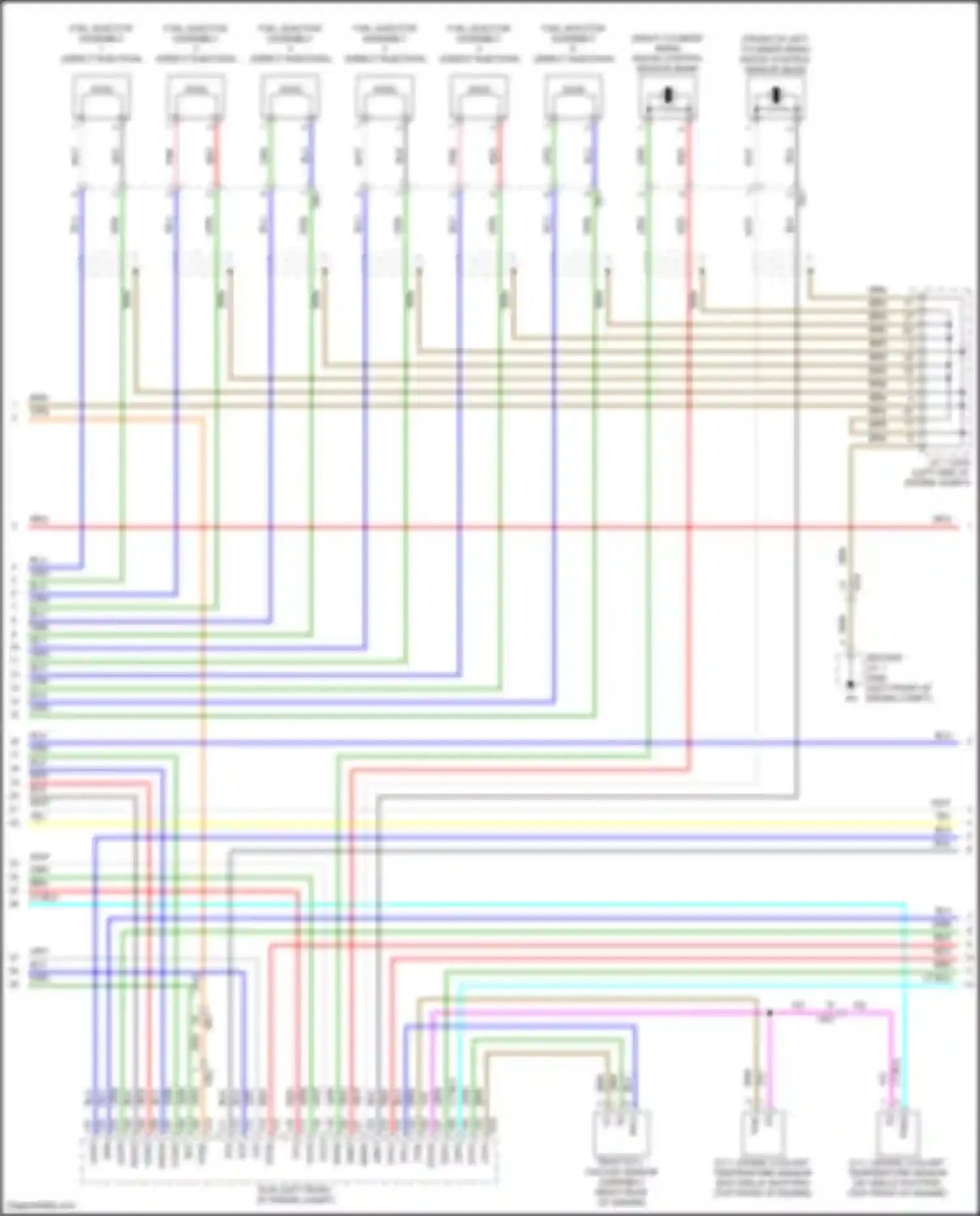 Tundra Toyota III (2021-2024): Wiring diagram engine performance 3.4l turbo hybrid, engine controls circuit (7 of 8)