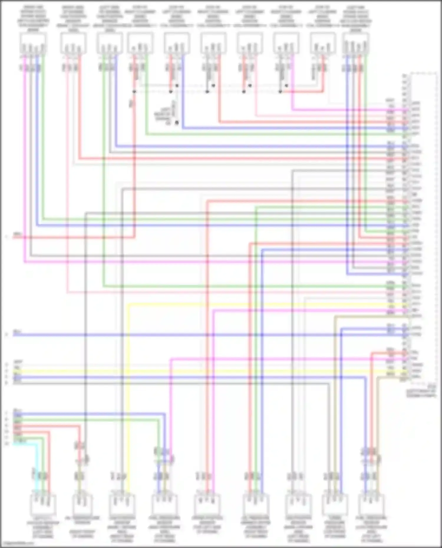 Tundra Toyota III (2021-2024): Wiring diagram engine performance 3.4l turbo hybrid, engine controls circuit (8 of 8)