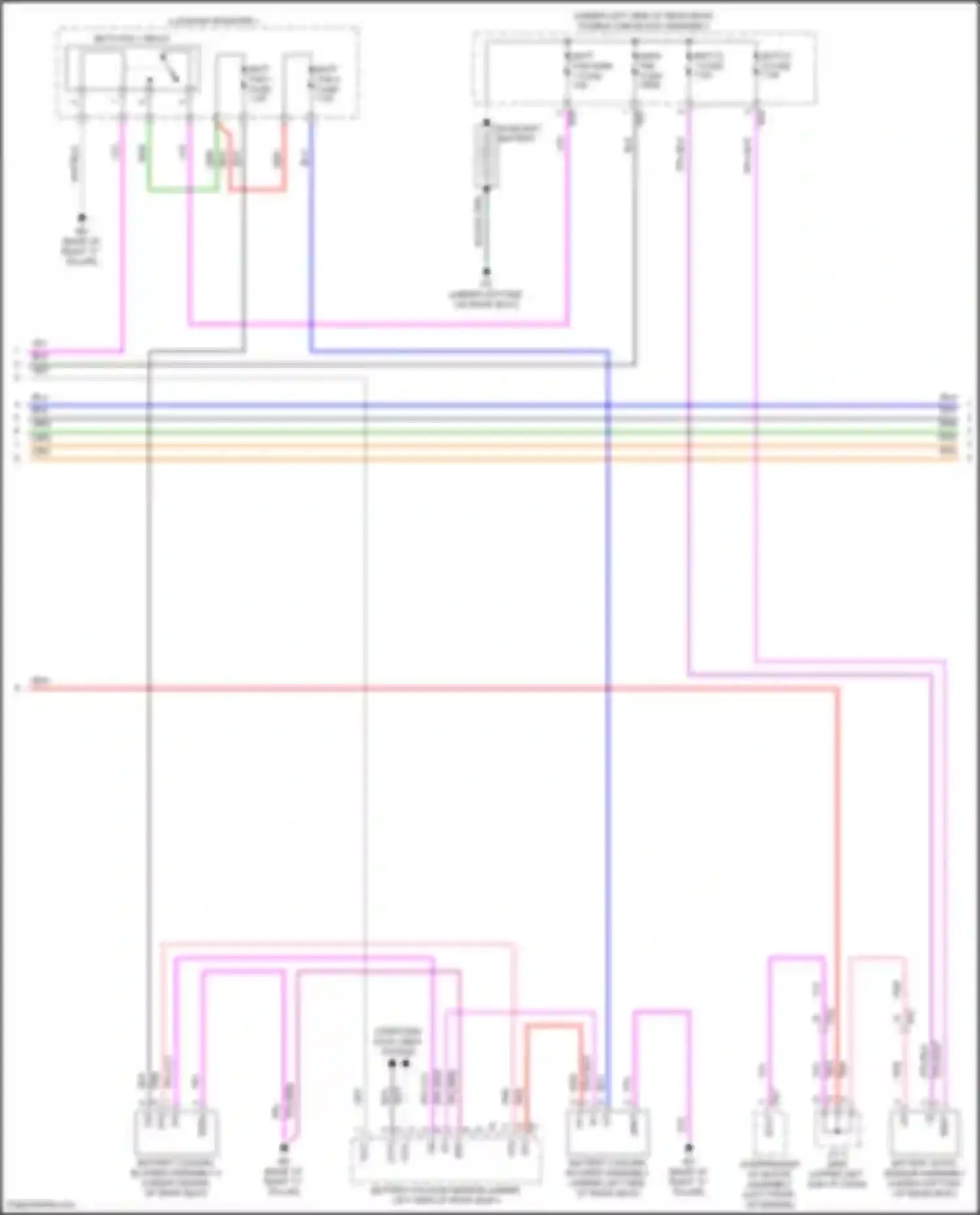Tundra Toyota III (2021-2024): Wiring diagram engine performance 3.4l turbo hybrid, hybrid system circuit (5 of 6)