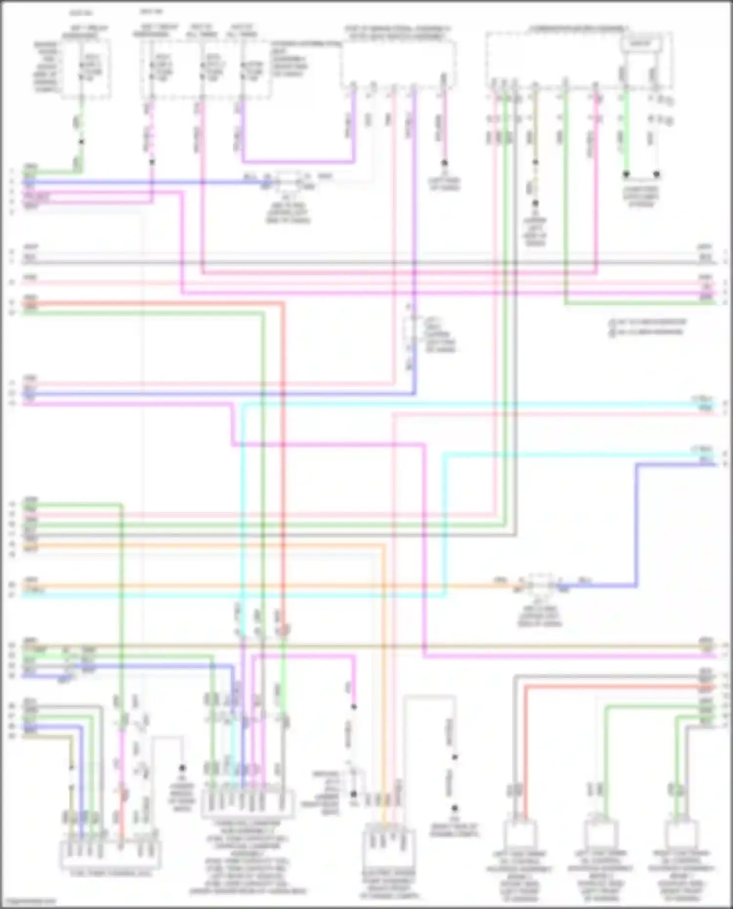 Tundra Toyota III (2021-2024): Wiring diagram engine performance 3.4l turbo (2 of 9)