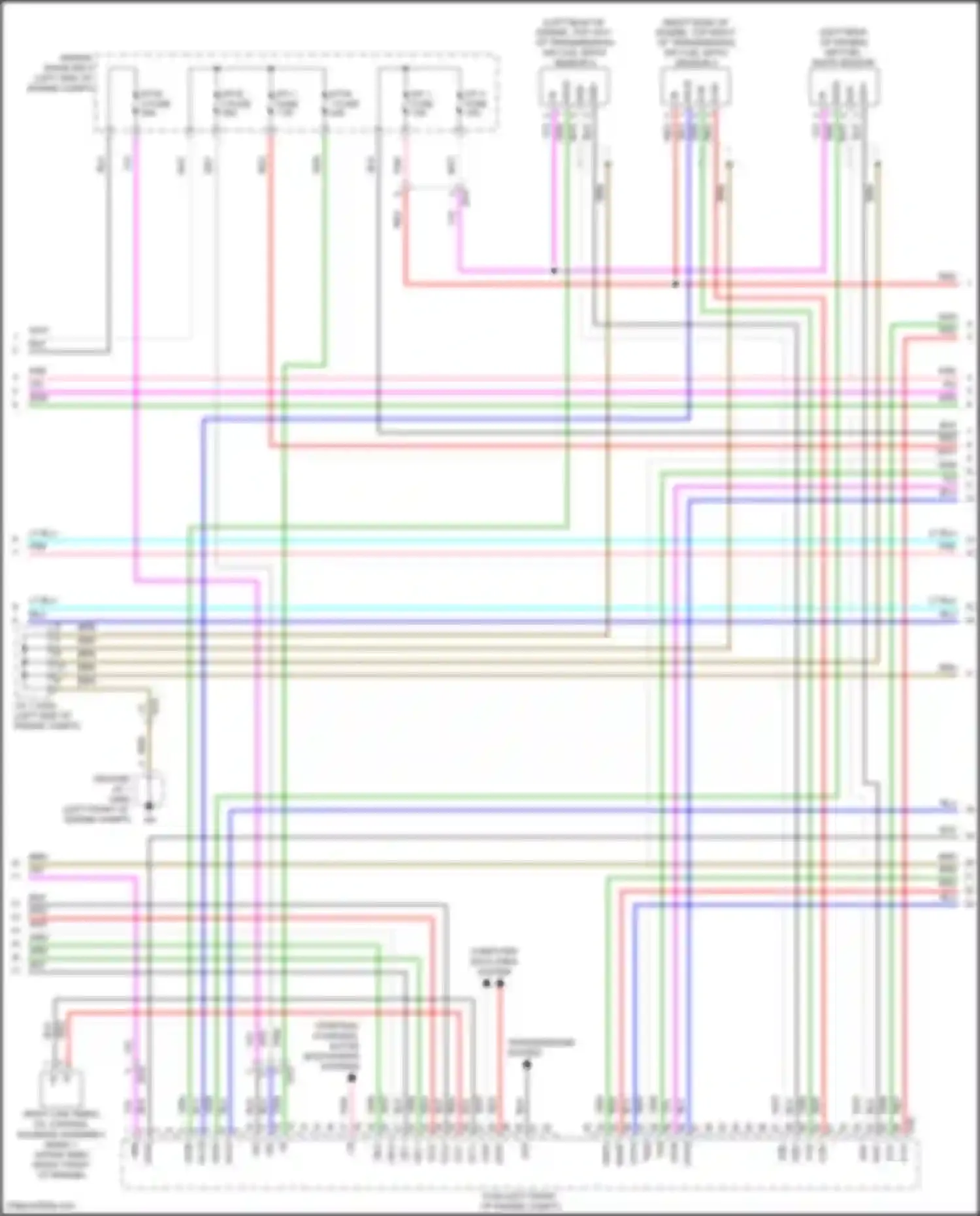 Tundra Toyota III (2021-2024): Wiring diagram engine performance 3.4l turbo (3 of 9)