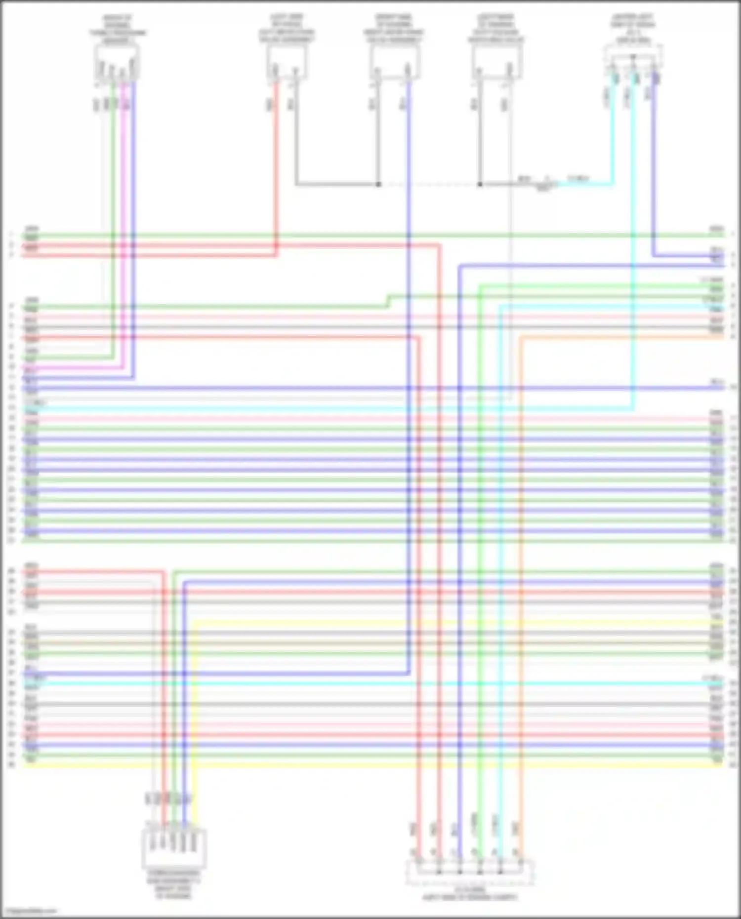 Tundra Toyota III (2021-2024): Wiring diagram engine performance 3.4l turbo (5 of 9)
