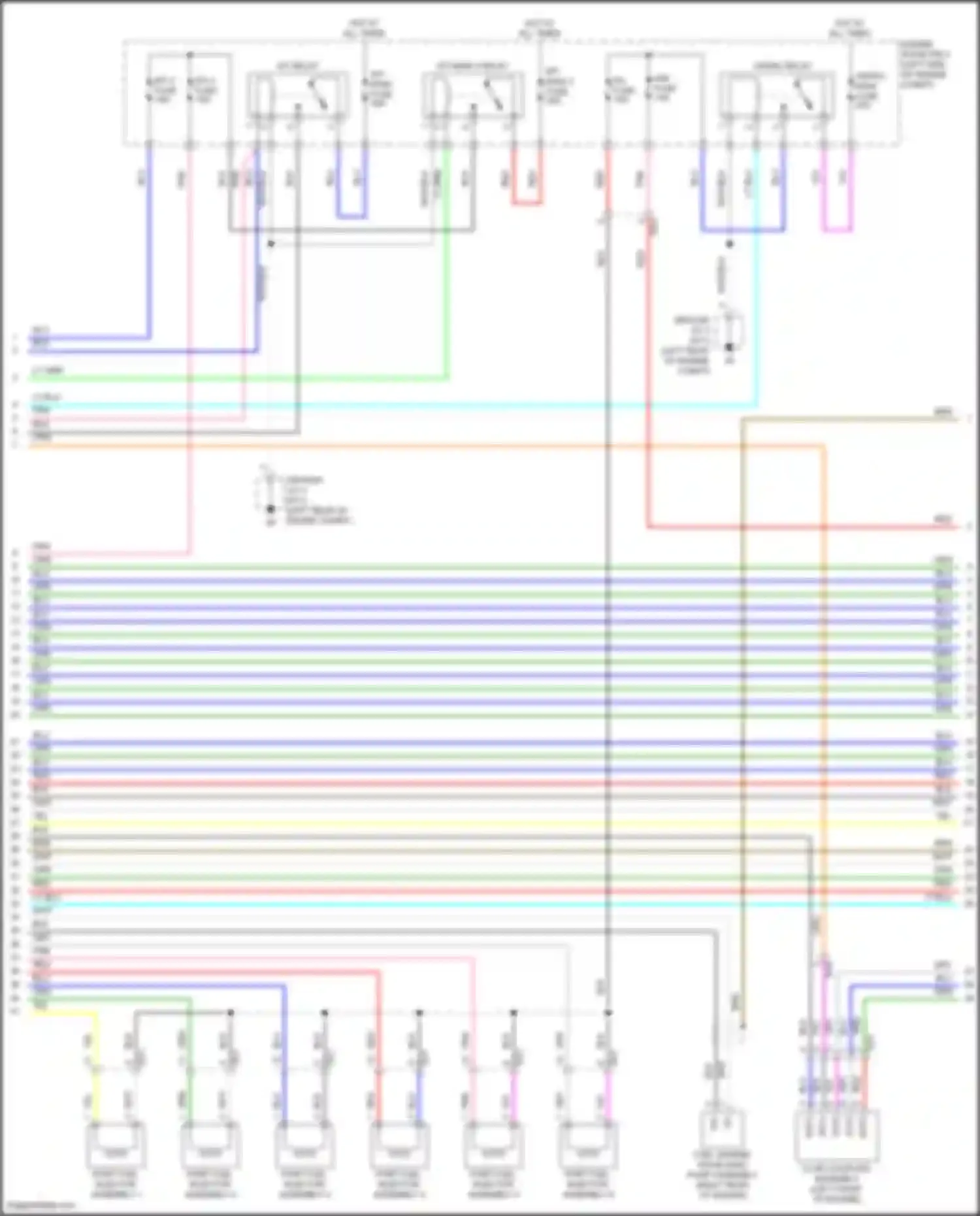 Tundra Toyota III (2021-2024): Wiring diagram engine performance 3.4l turbo (7 of 9)