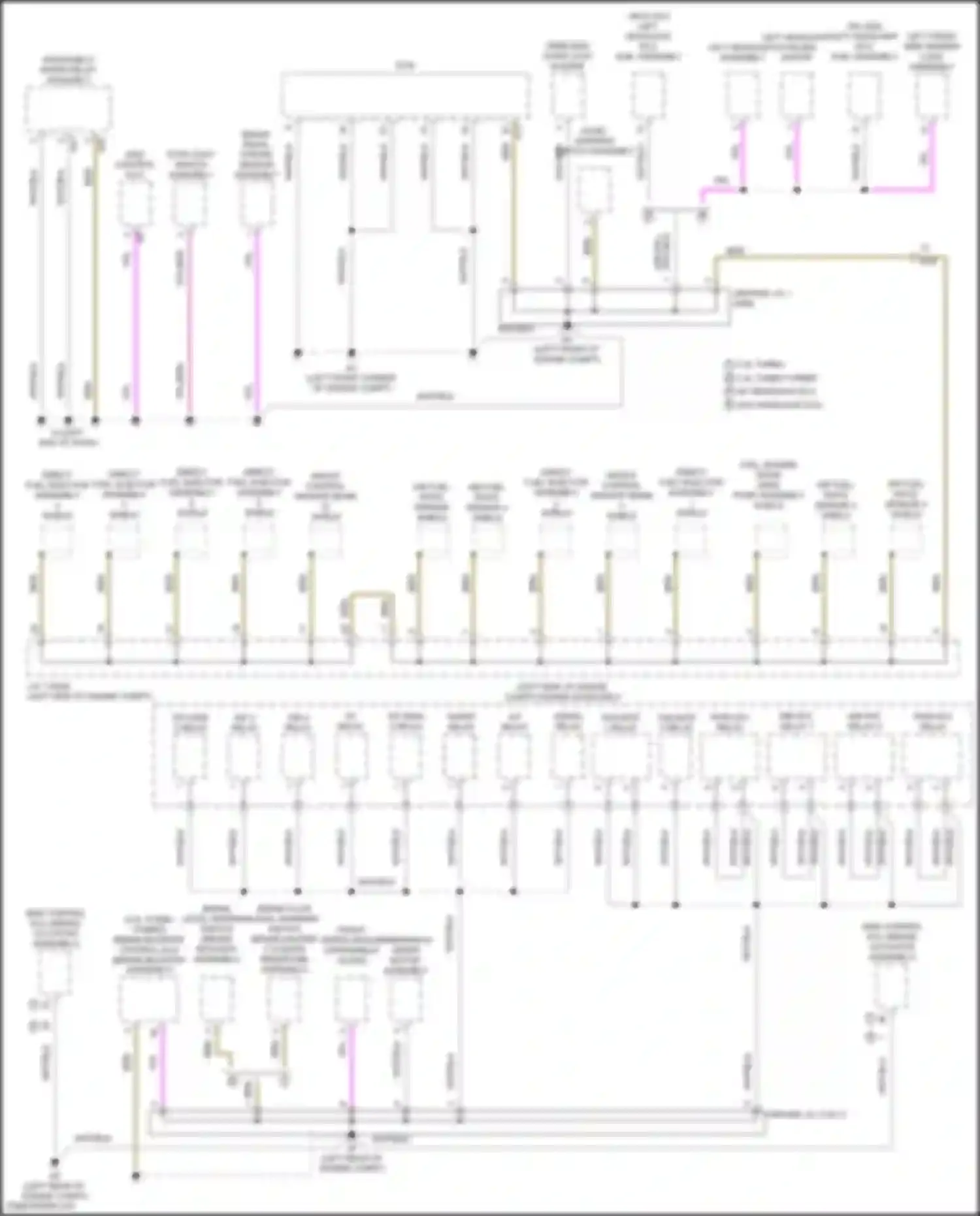 Tundra Toyota III (2021-2024): Ground distribution circuit (1 of 6)