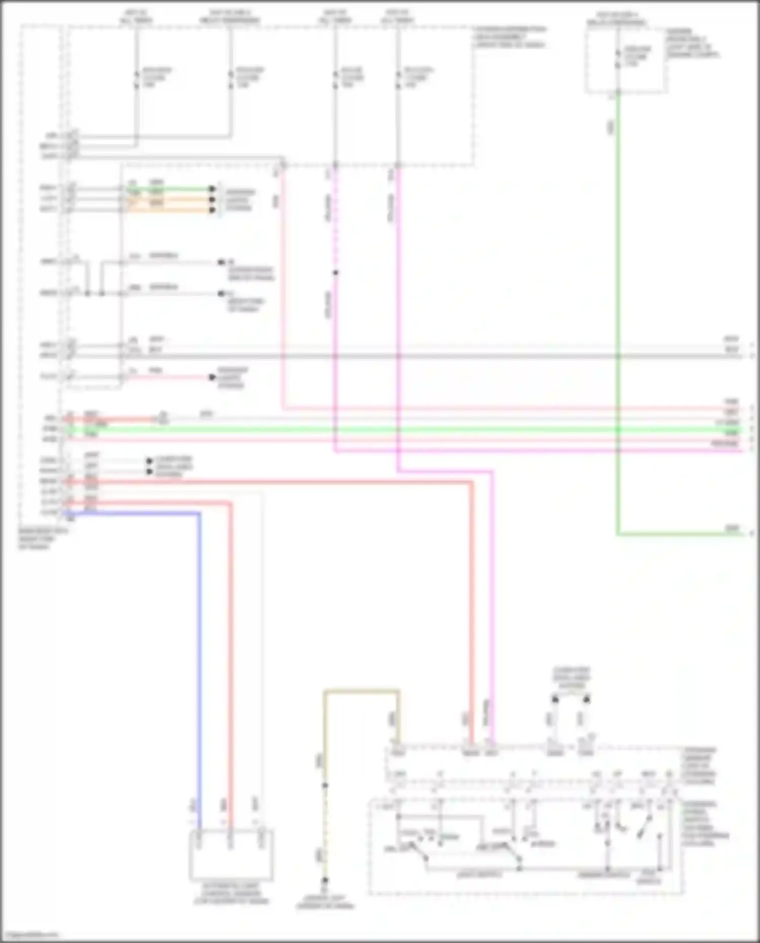 Tundra Toyota III (2021-2024): Headlights circuit, w/ headlamp ecu (1 of 3)