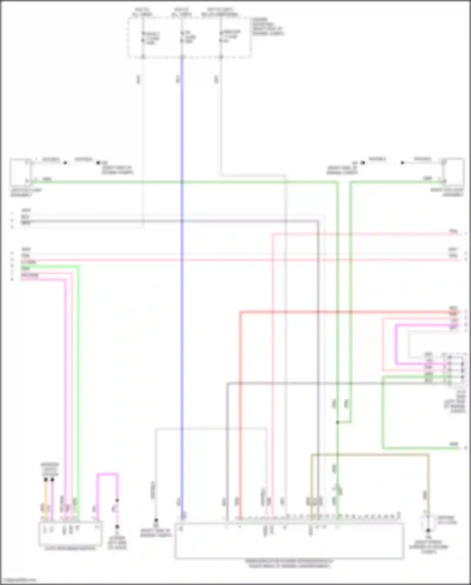 Tundra Toyota III (2021-2024): Headlights circuit, w/o headlamp ecu (2 of 3)