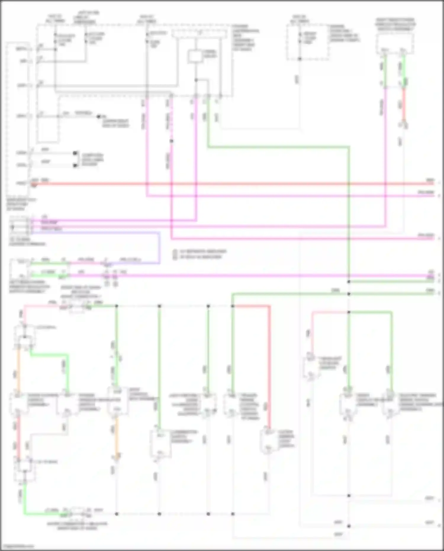 Tundra Toyota III (2021-2024): Instrument illumination circuit (1 of 3)