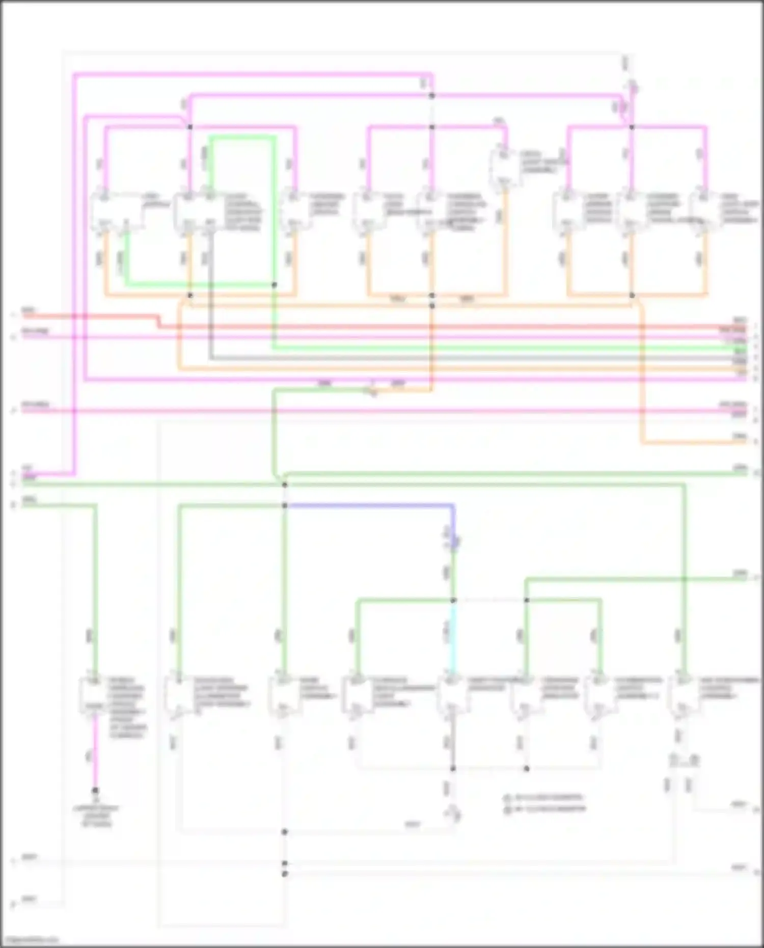 Tundra Toyota III (2021-2024): Instrument illumination circuit (2 of 3)