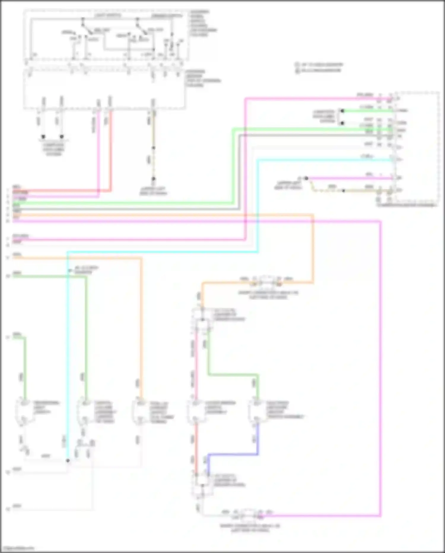 Tundra Toyota III (2021-2024): Instrument illumination circuit (3 of 3)