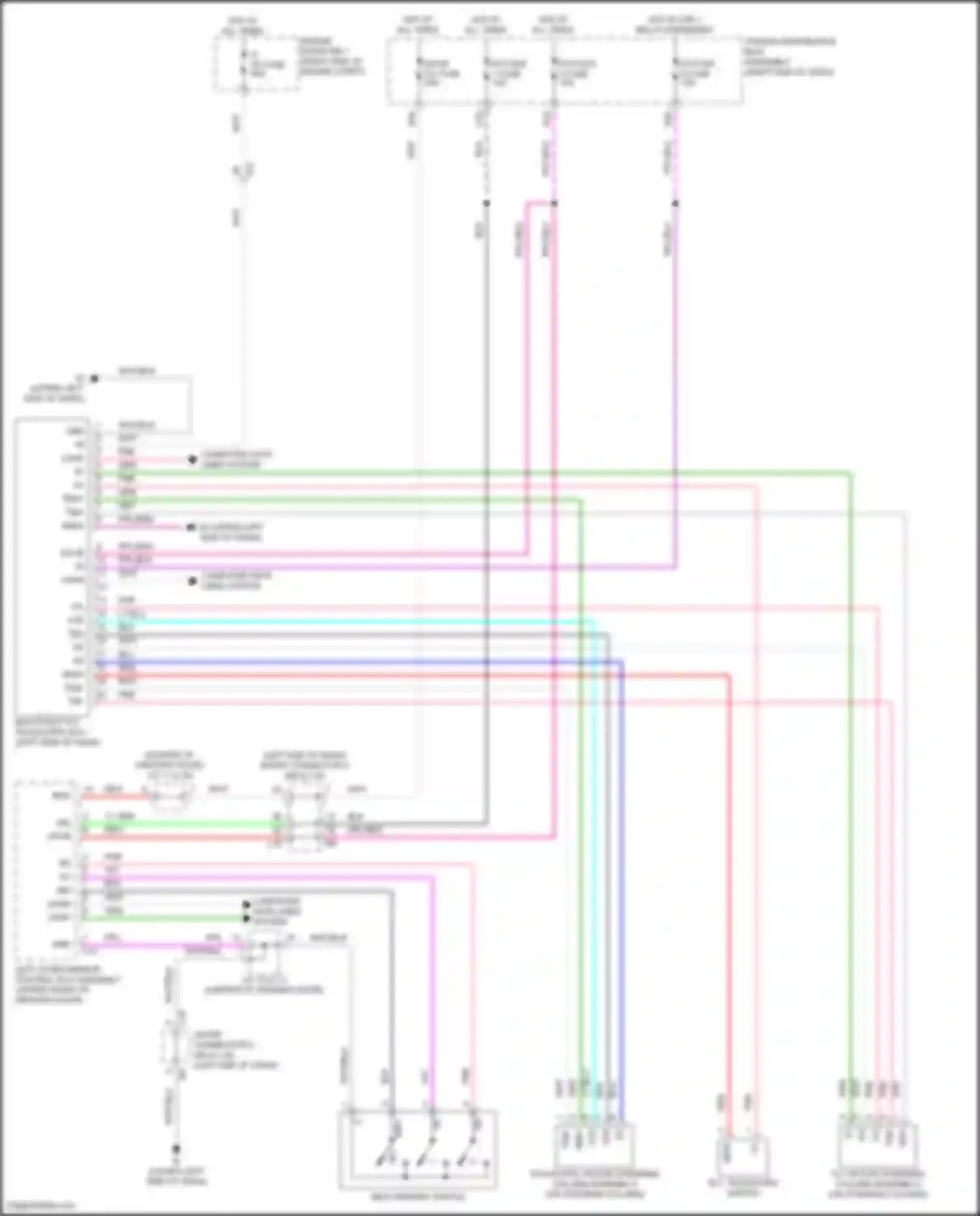 Tundra Toyota III (2021-2024): Memory power tilt & power telescopic circuit