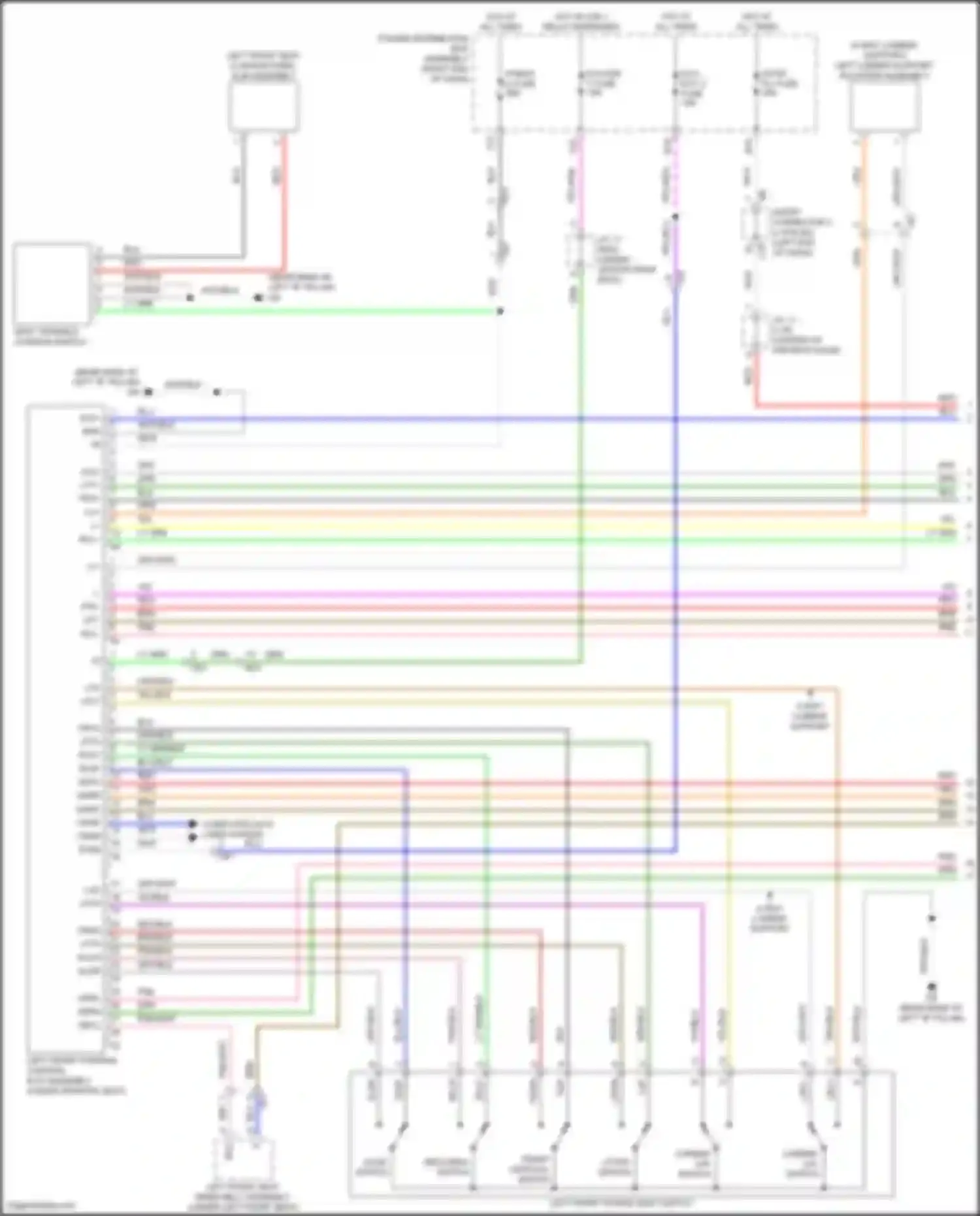 Tundra Toyota III (2021-2024): Memory seat circuit (1 of 2)