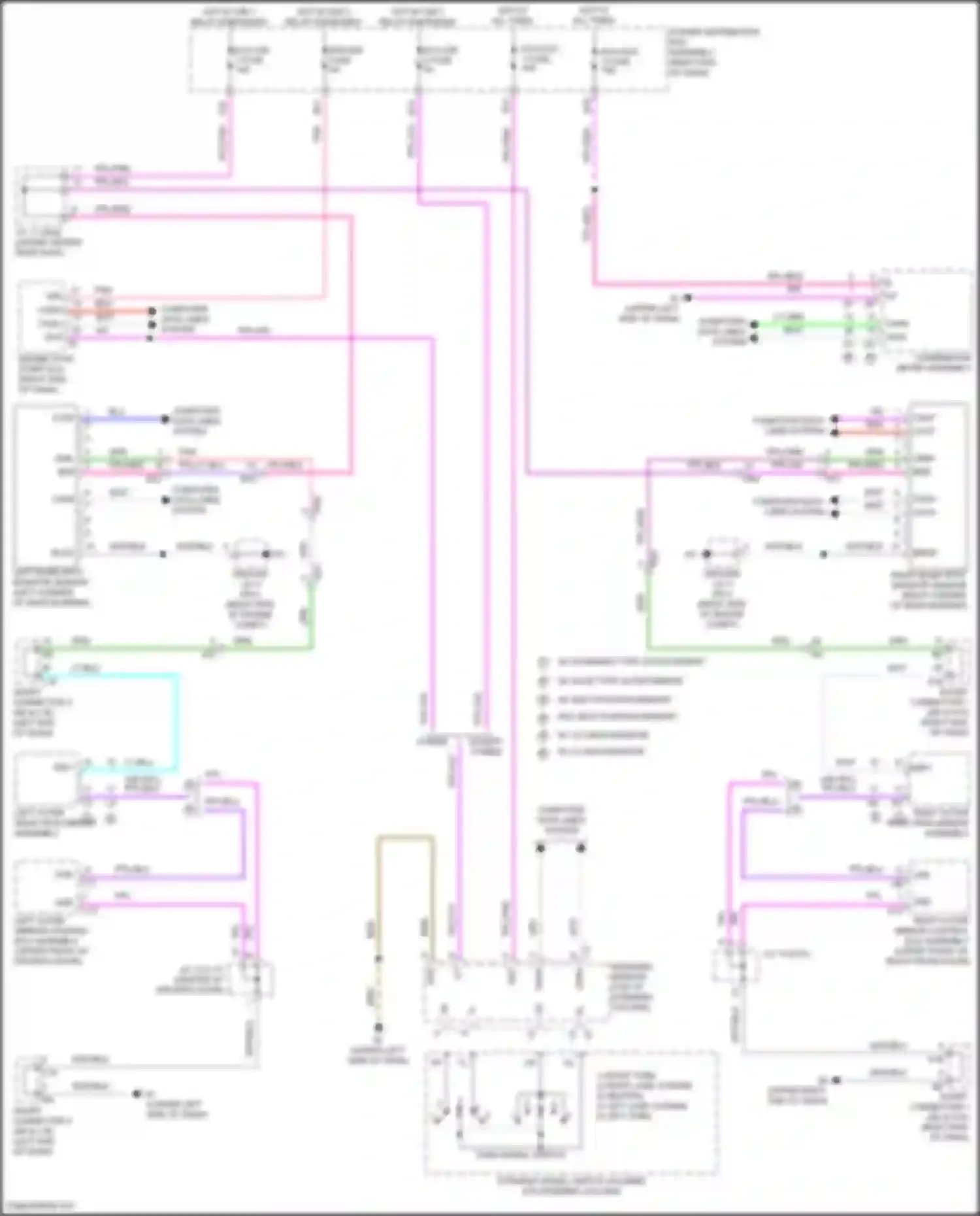 Tundra Toyota III (2021-2024): Blind spot monitoring circuit