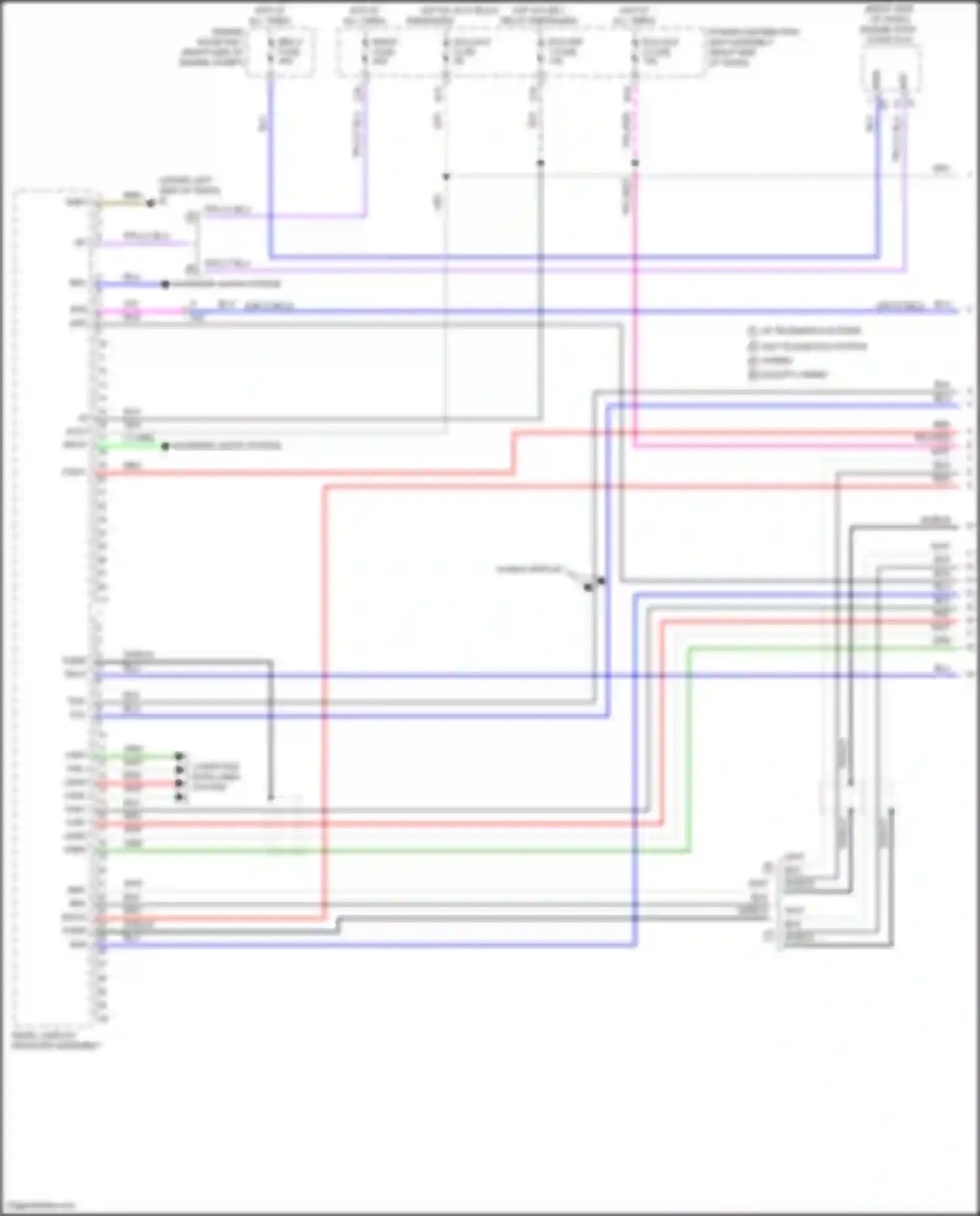 Tundra Toyota III (2021-2024): Navigation circuit, w/ built-in amplifier (1 of 4)