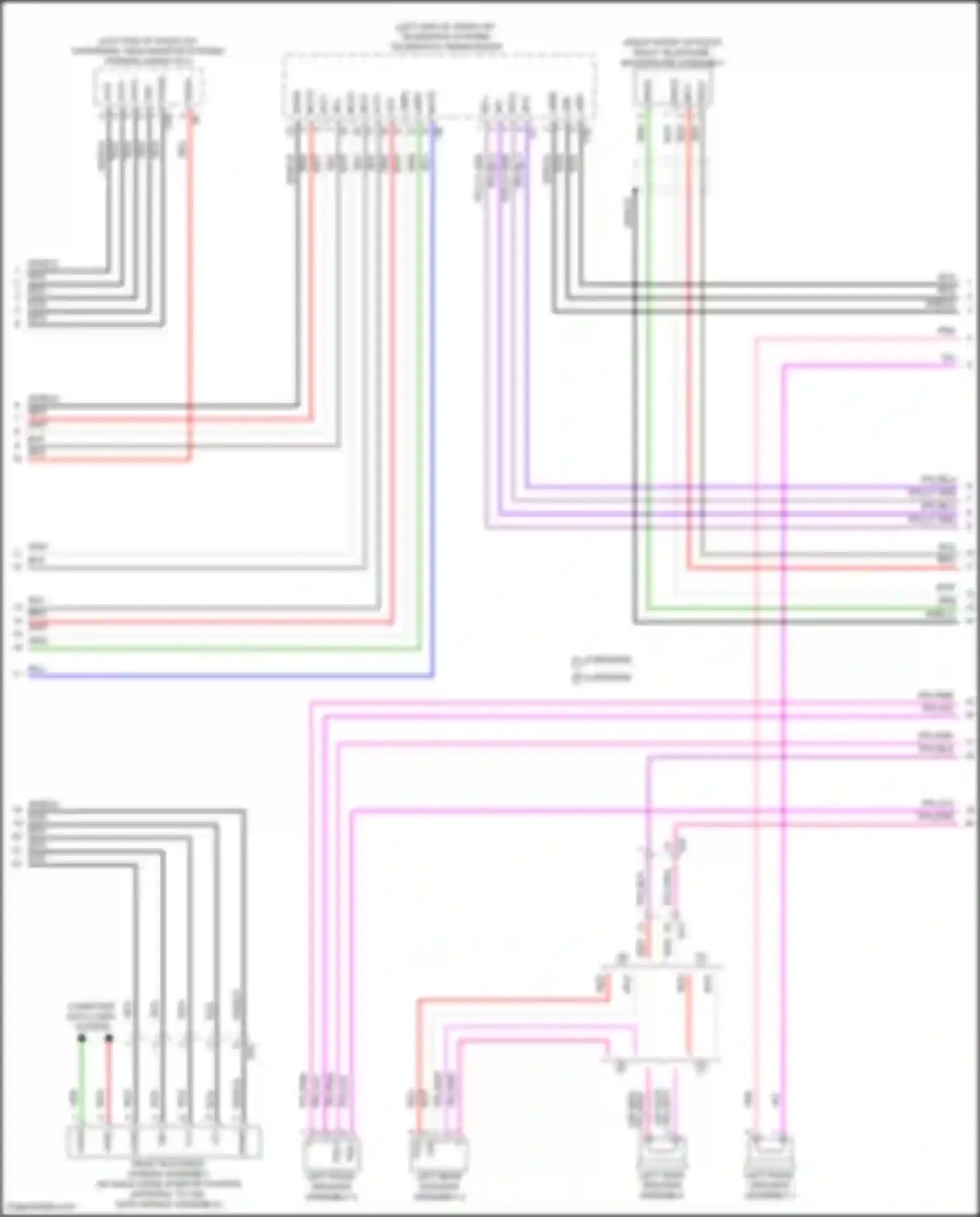Tundra Toyota III (2021-2024): Navigation circuit, w/ built-in amplifier (3 of 4)