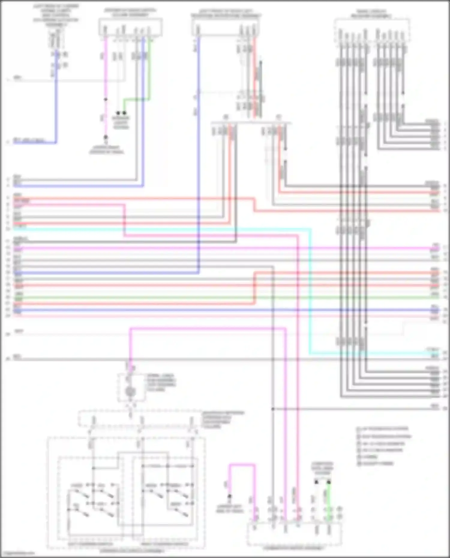Tundra Toyota III (2021-2024): Navigation circuit, w/ separate amplifier (2 of 6)