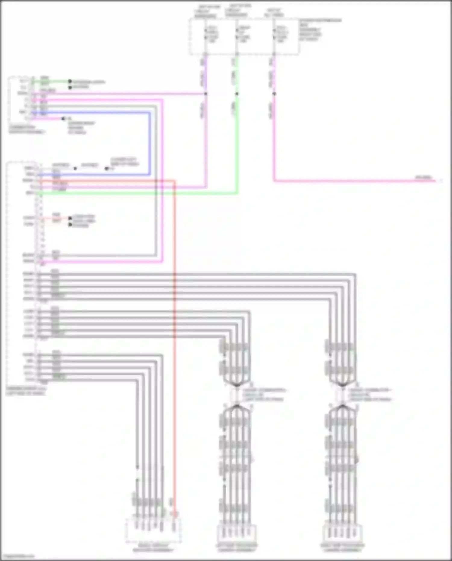 Tundra Toyota III (2021-2024): Parking assistant circuit, w/ panoramic (1 of 2)