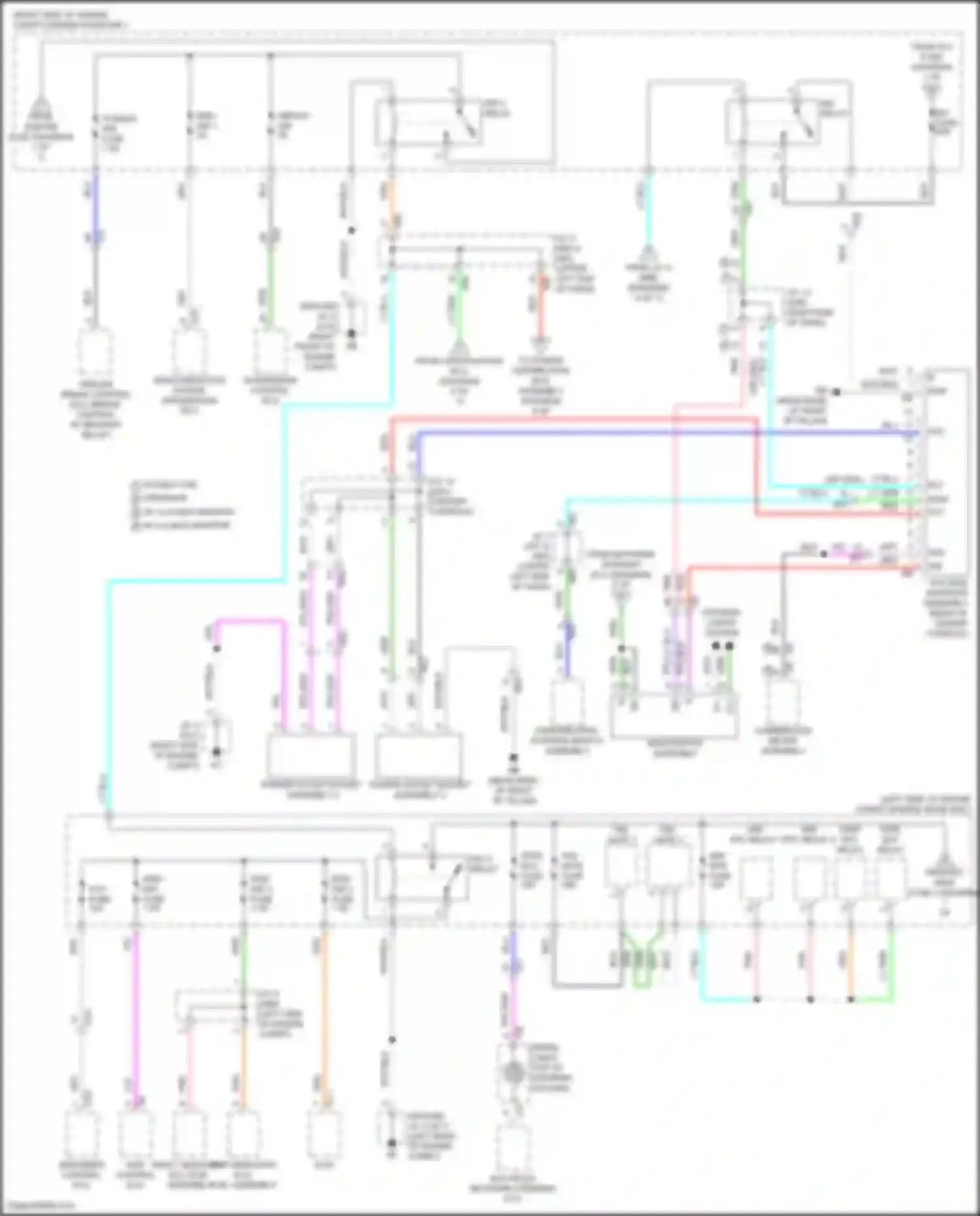 Tundra Toyota III (2021-2024): Power distribution circuit, except hybrid (4 of 7)