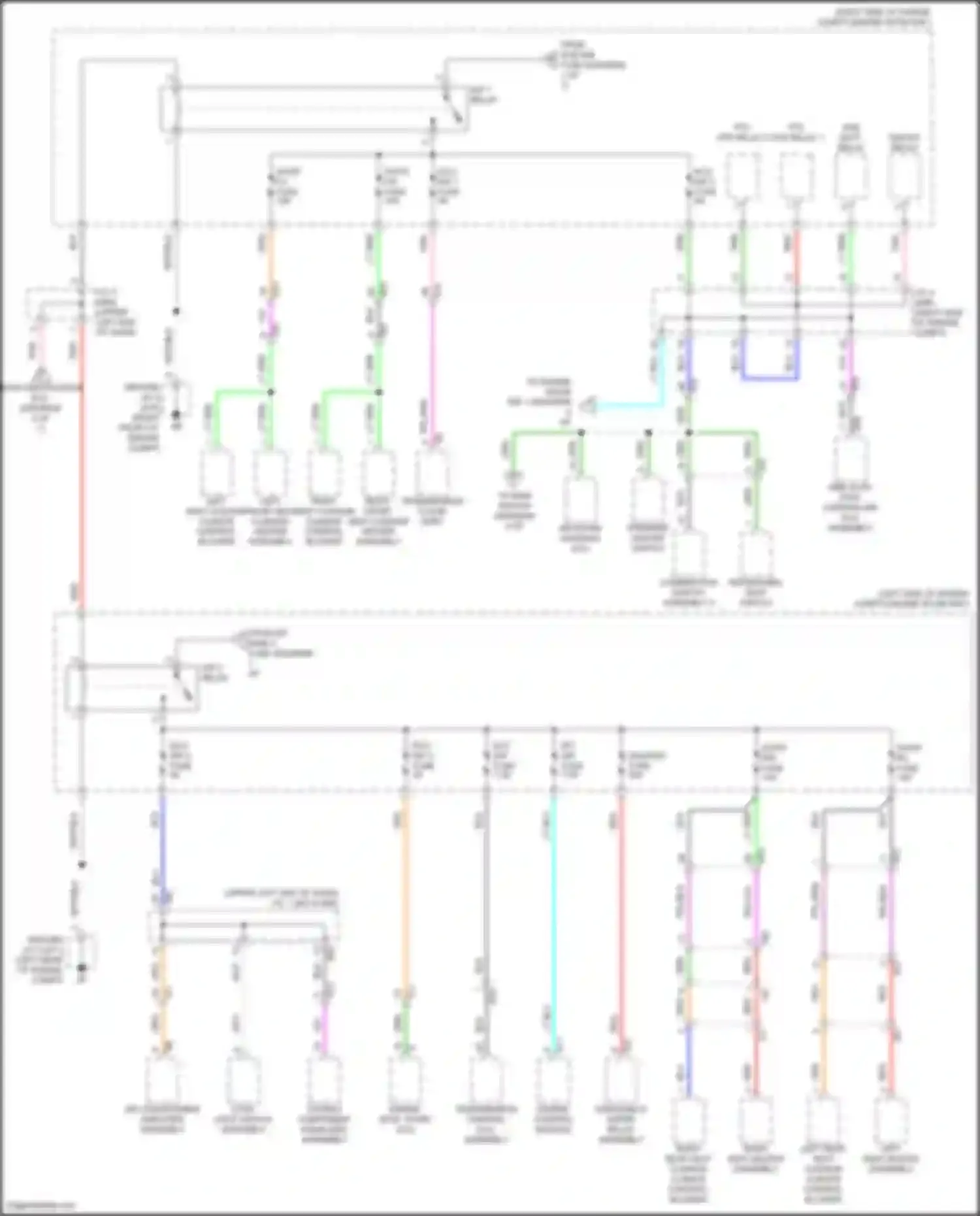 Tundra Toyota III (2021-2024): Power distribution circuit, except hybrid (5 of 7)